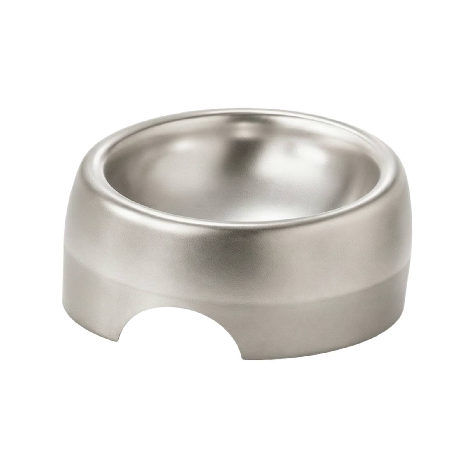 Tilted Stainless Cat Bowl