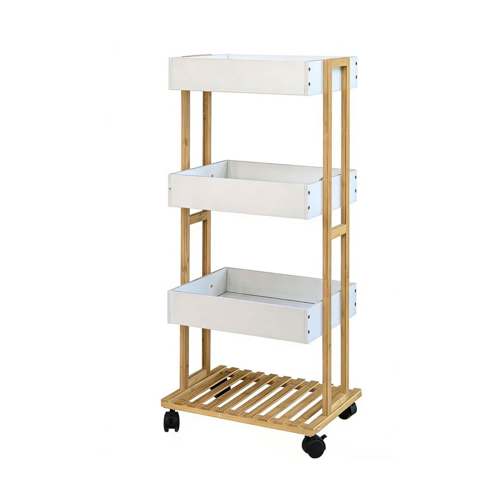 Bamboo Storage Trolley