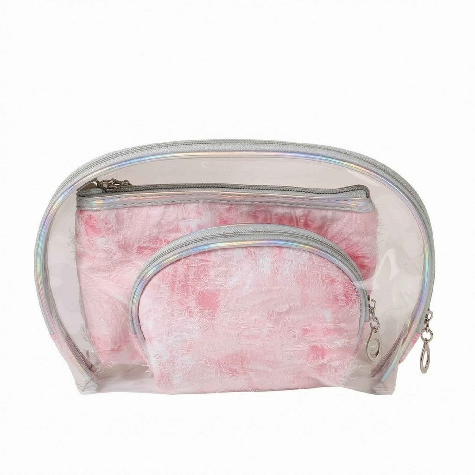 3-Piece Travel Cosmetic Organizer Pouch