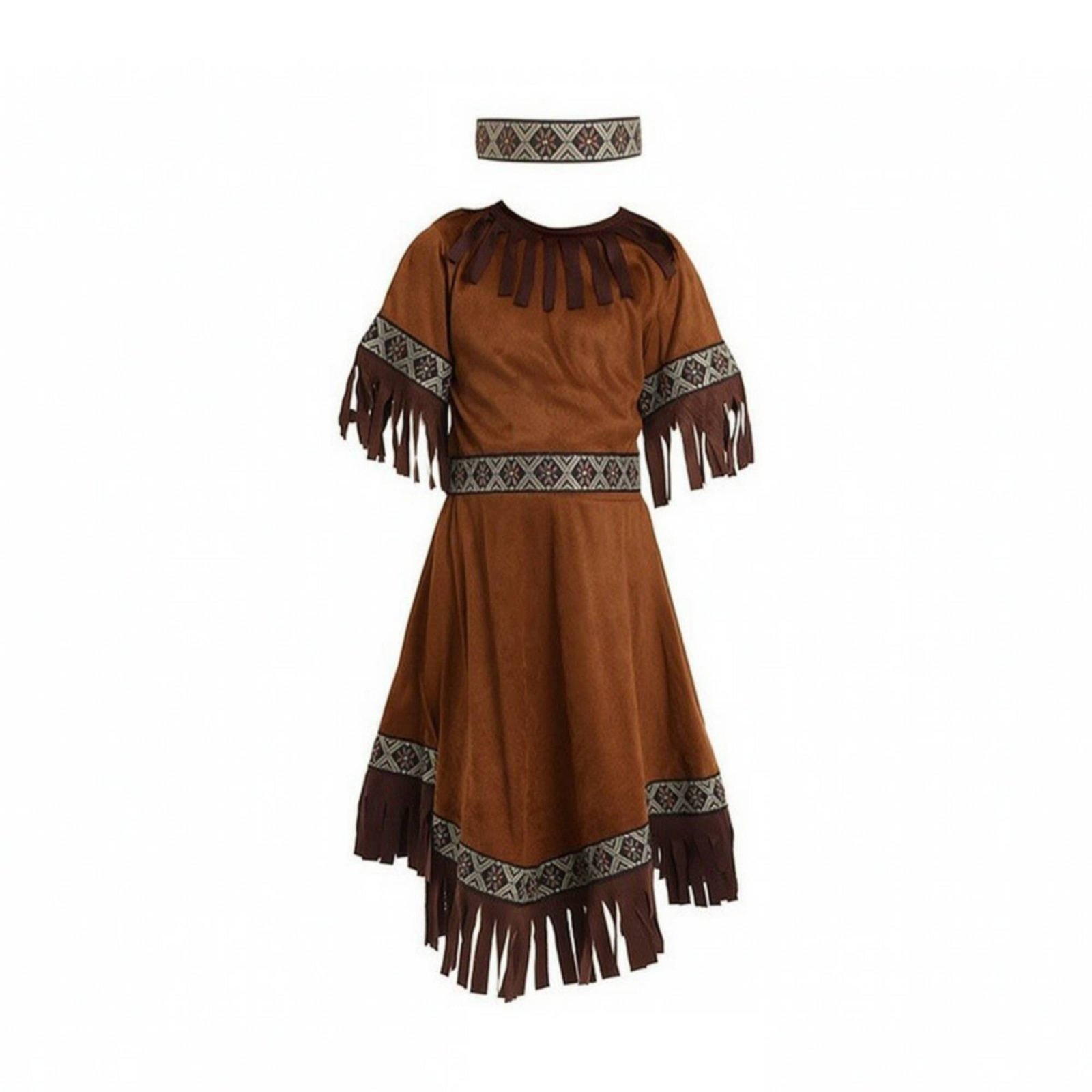 Fringed Costume Dress with Headband