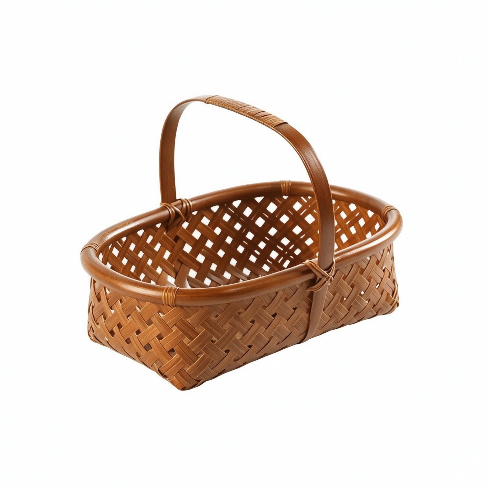 Bamboo Basket with Handle
