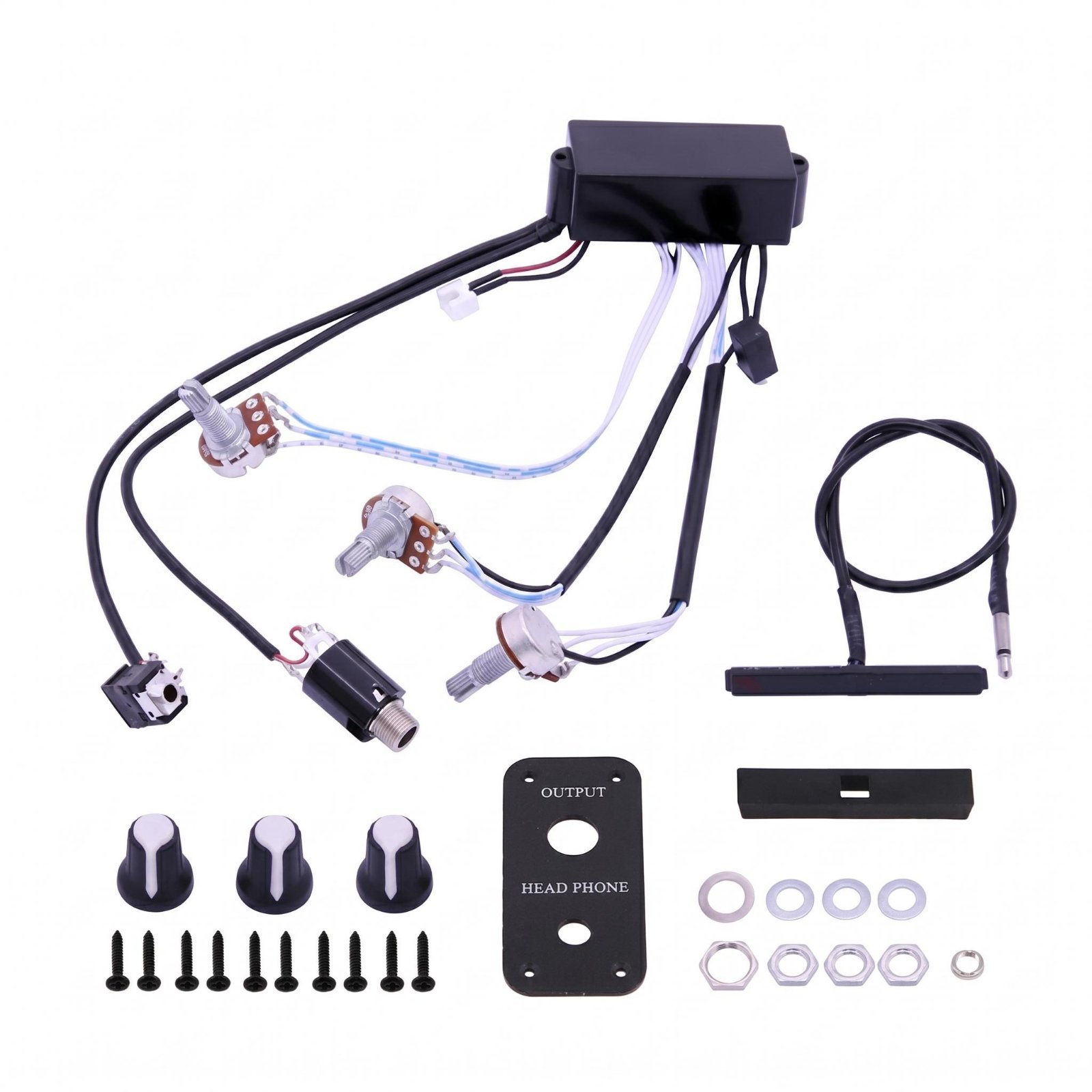 Violin Pickup 3-Band Tone Control