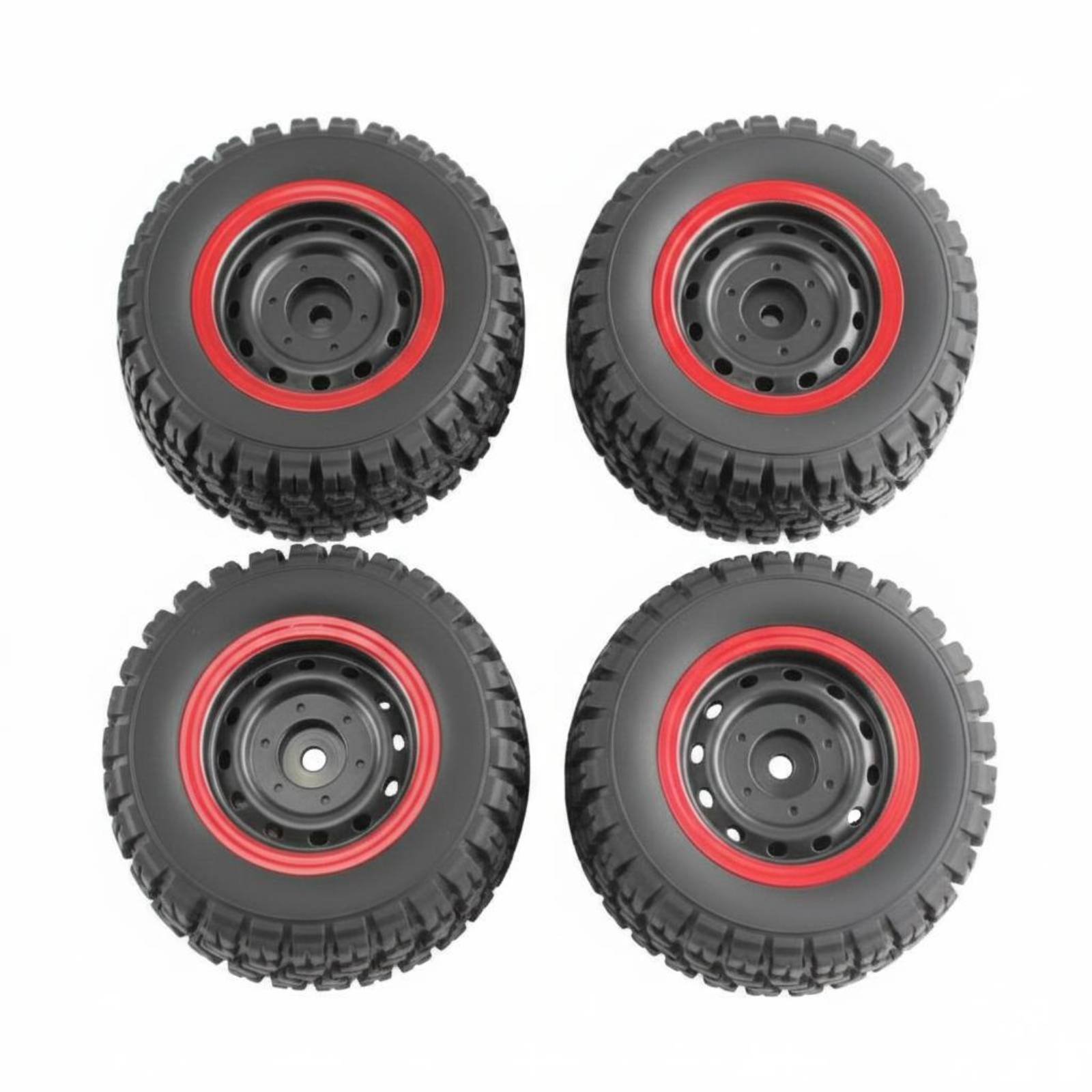 4-Piece Rough-Terrain RC Tires