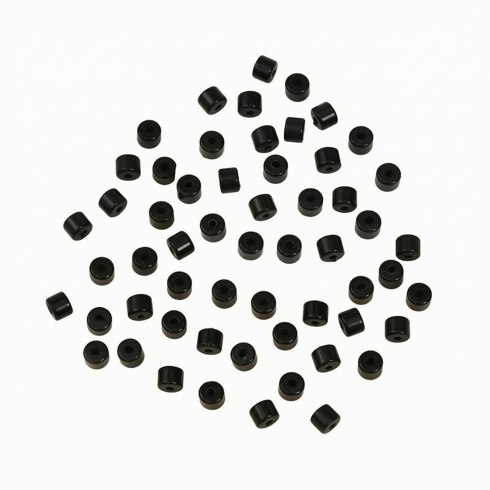 Set of 6 Acrylic Spacer Bead