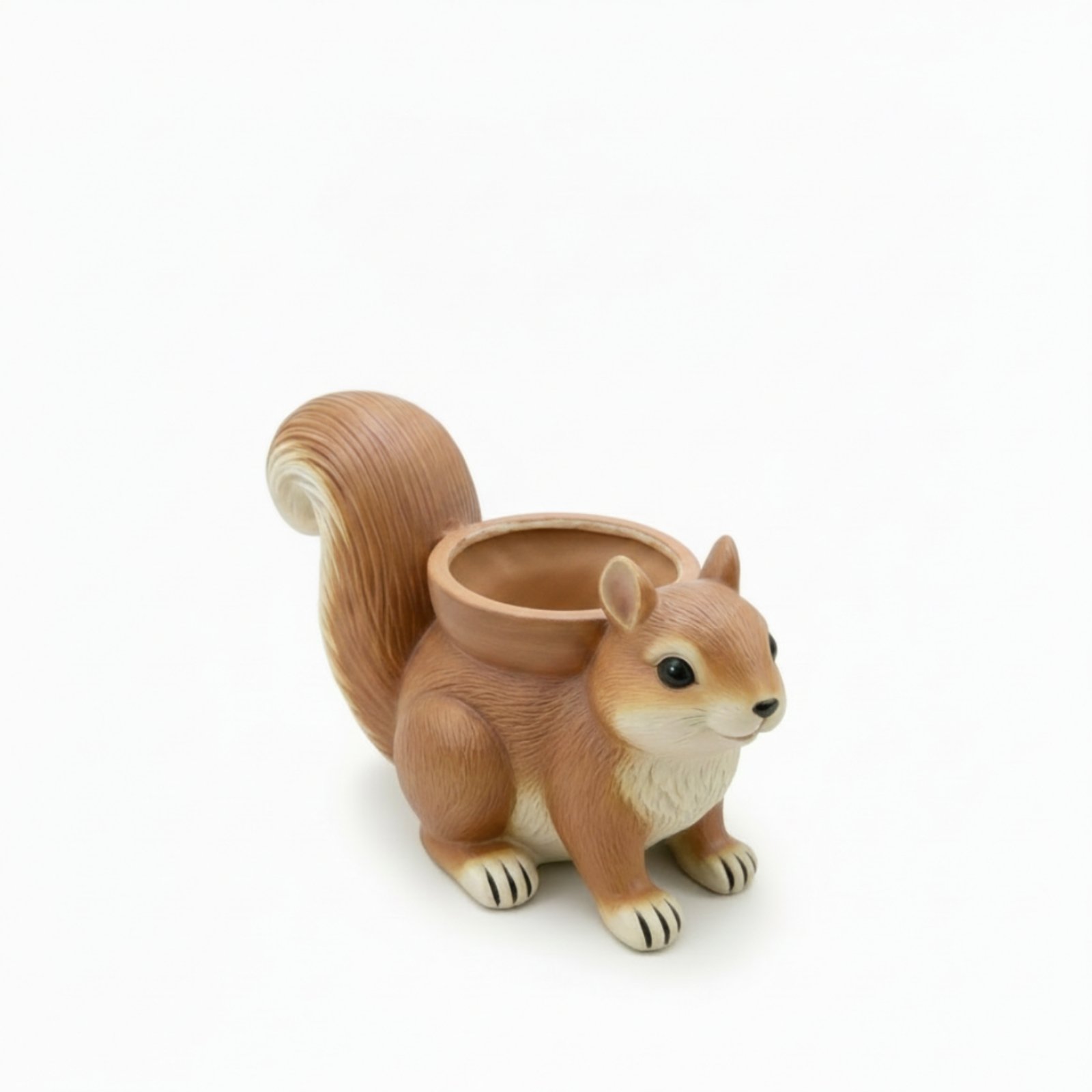 Resin Squirrel Planter