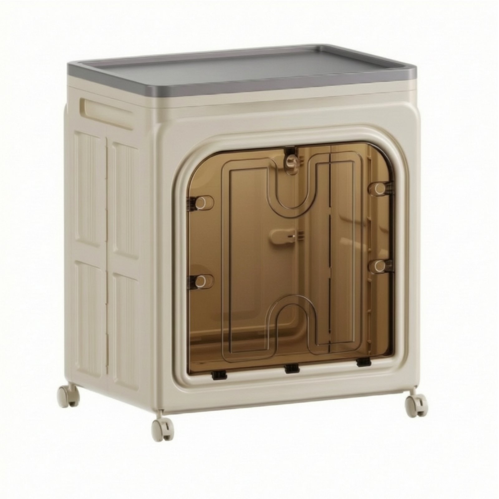 Rolling Foldable Storage Cabinet