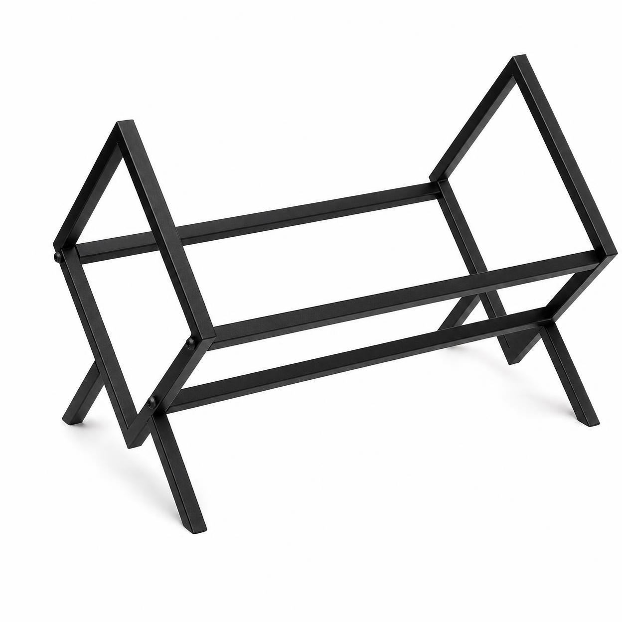 Vinyl Record Storage Rack – Single Layer, 30.47cm Height