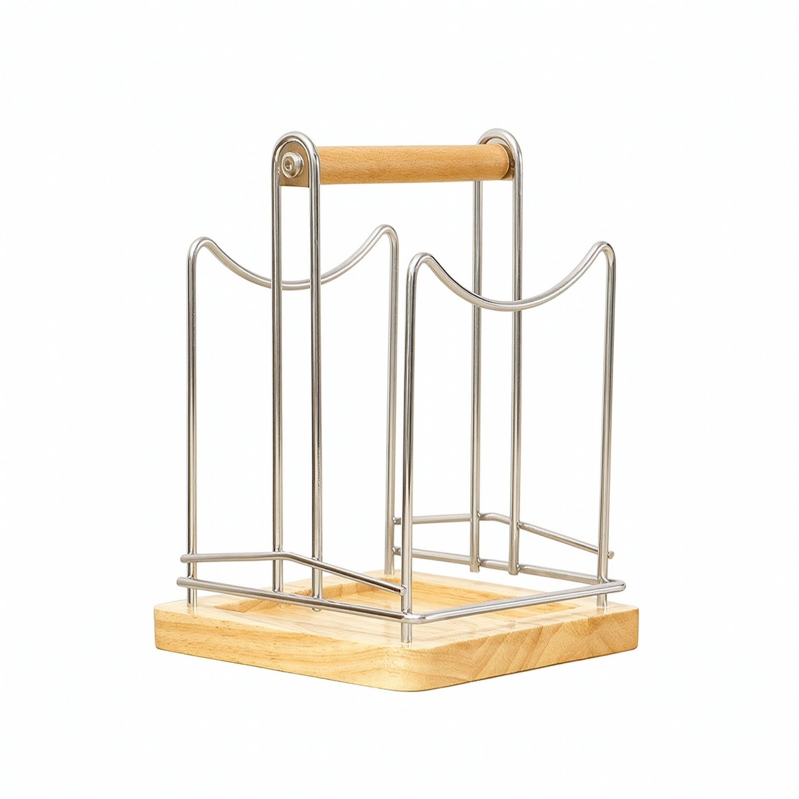 Stainless Steel Pot Lid Holder – Cutting Board Rack
