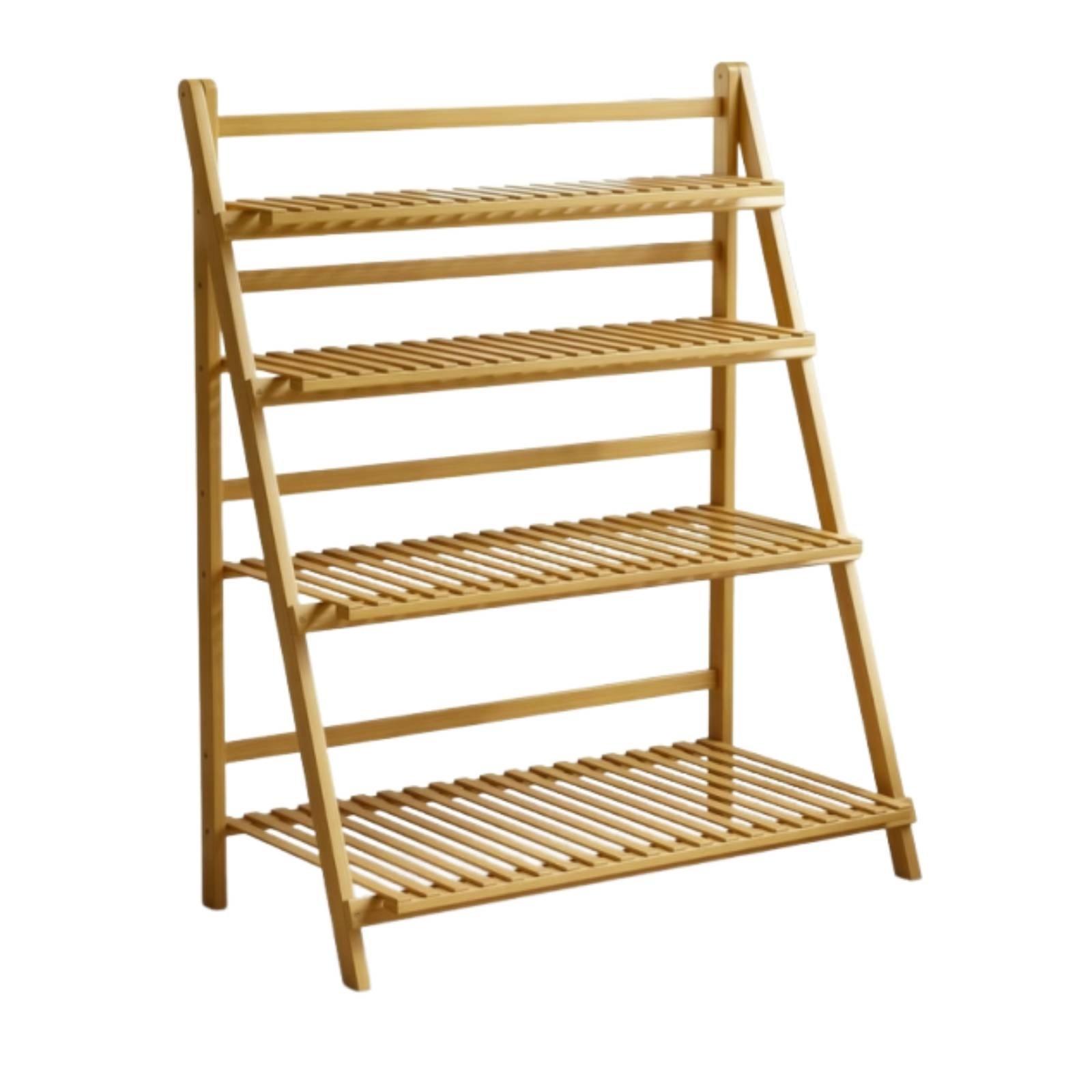 Folding Wooden Plant Stand