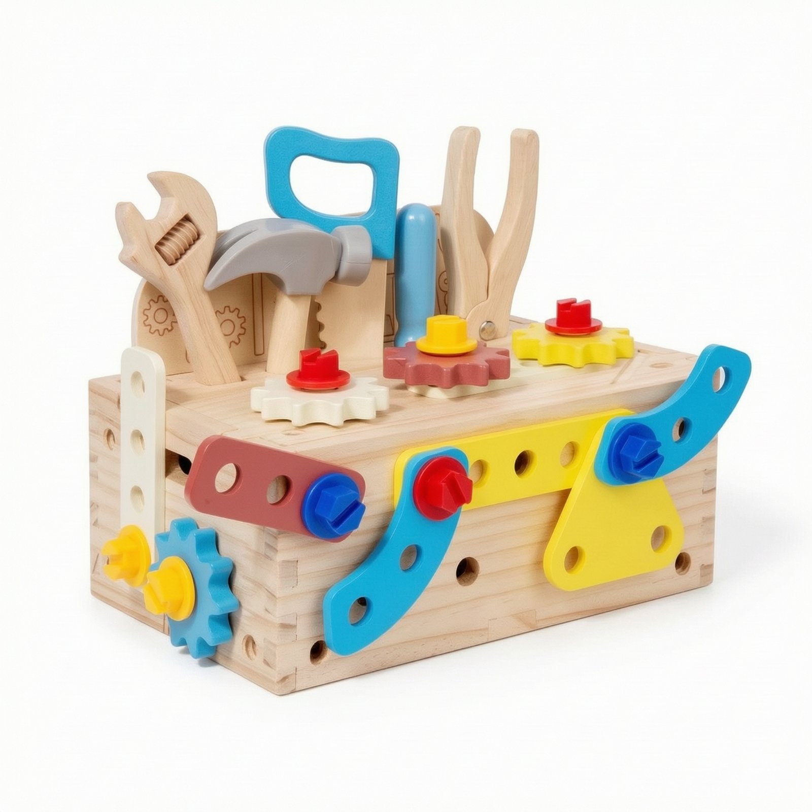 Toy Tool Basket Wooden