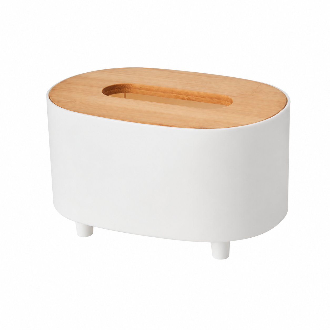 Bamboo Lid Tissue Box Cover