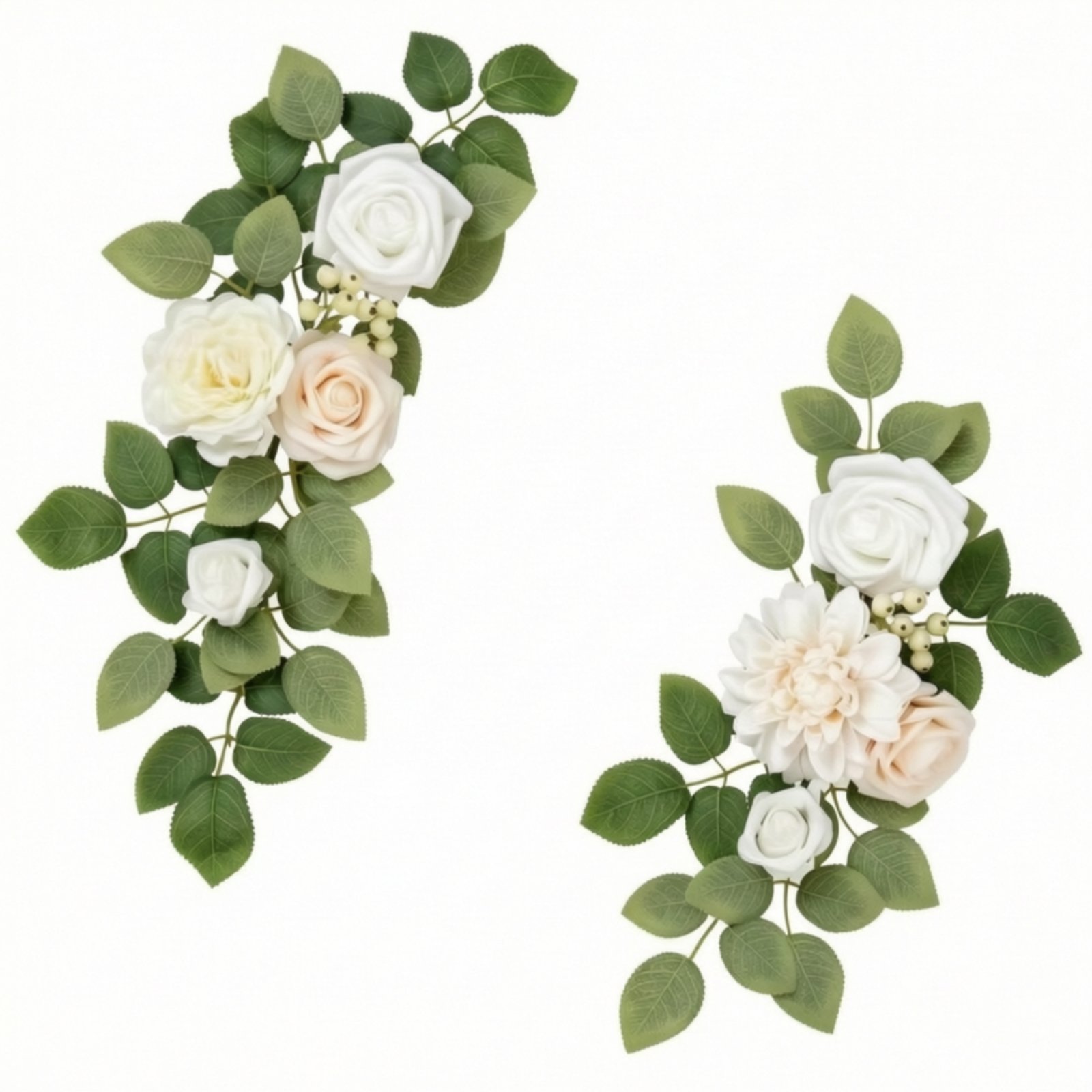 Wedding Welcome Sign Flower Swag
