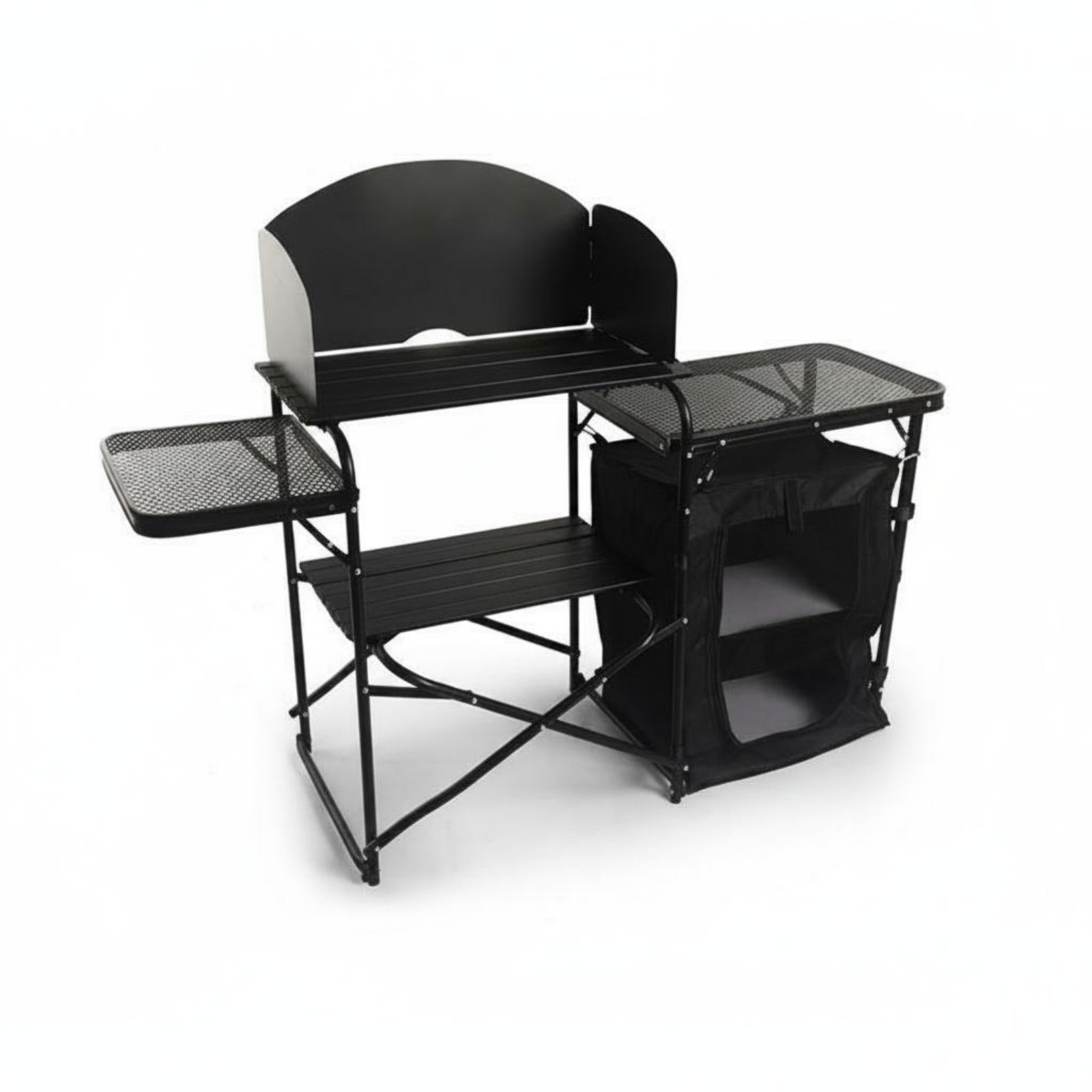 Folding Camp Table with Storage