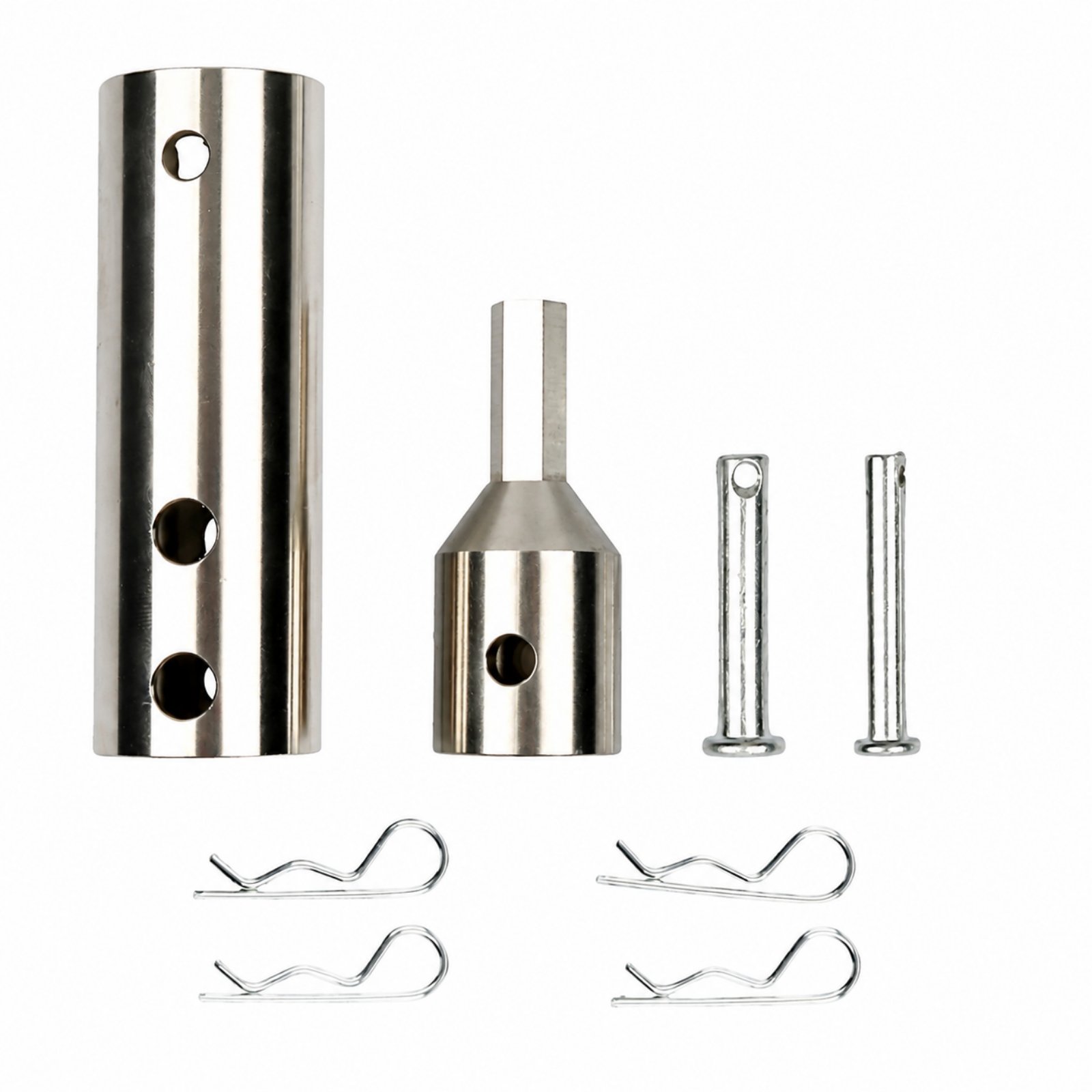 2-Piece Steel Trailer Jack Drill Adapter