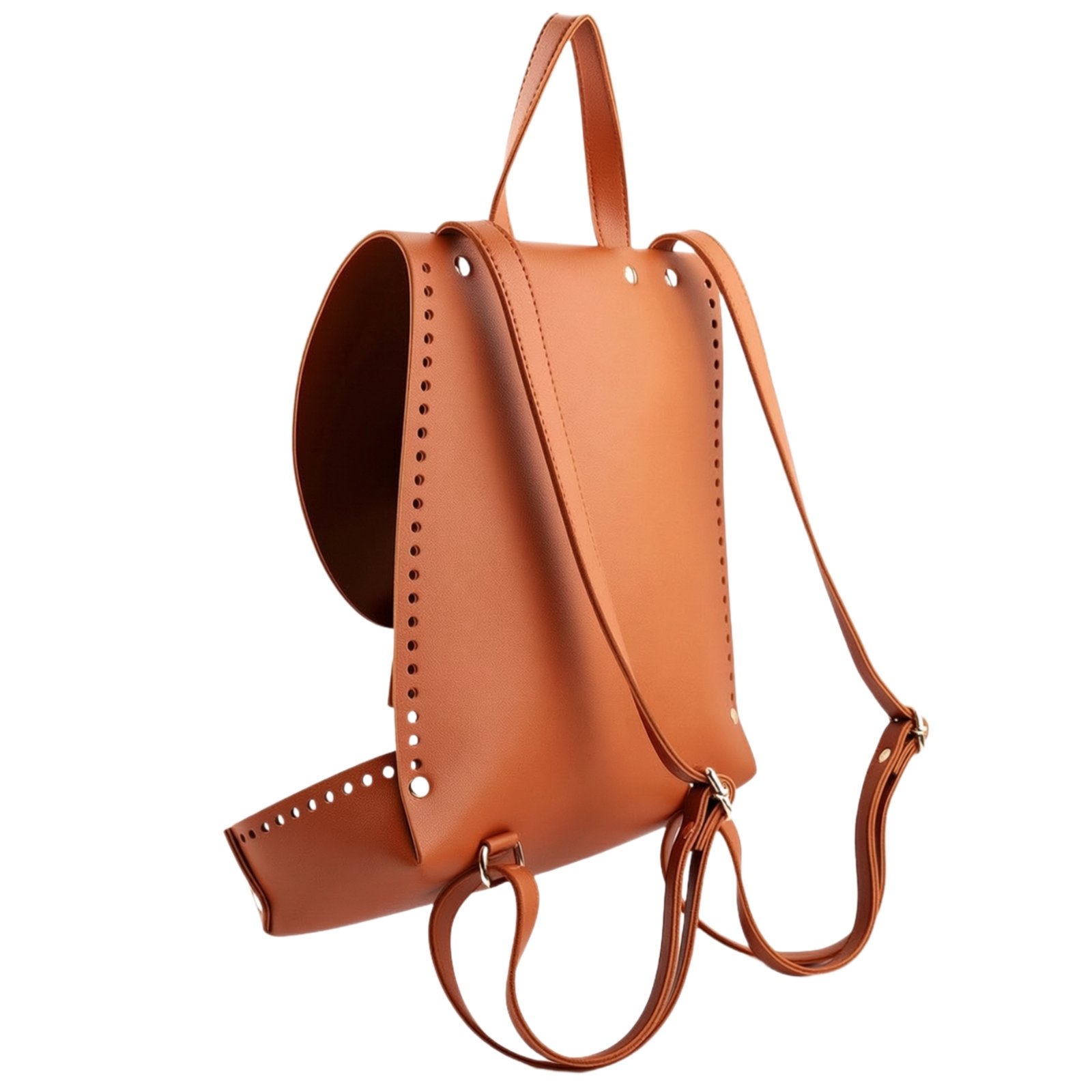 Backpack Bottom Strap PU Leather