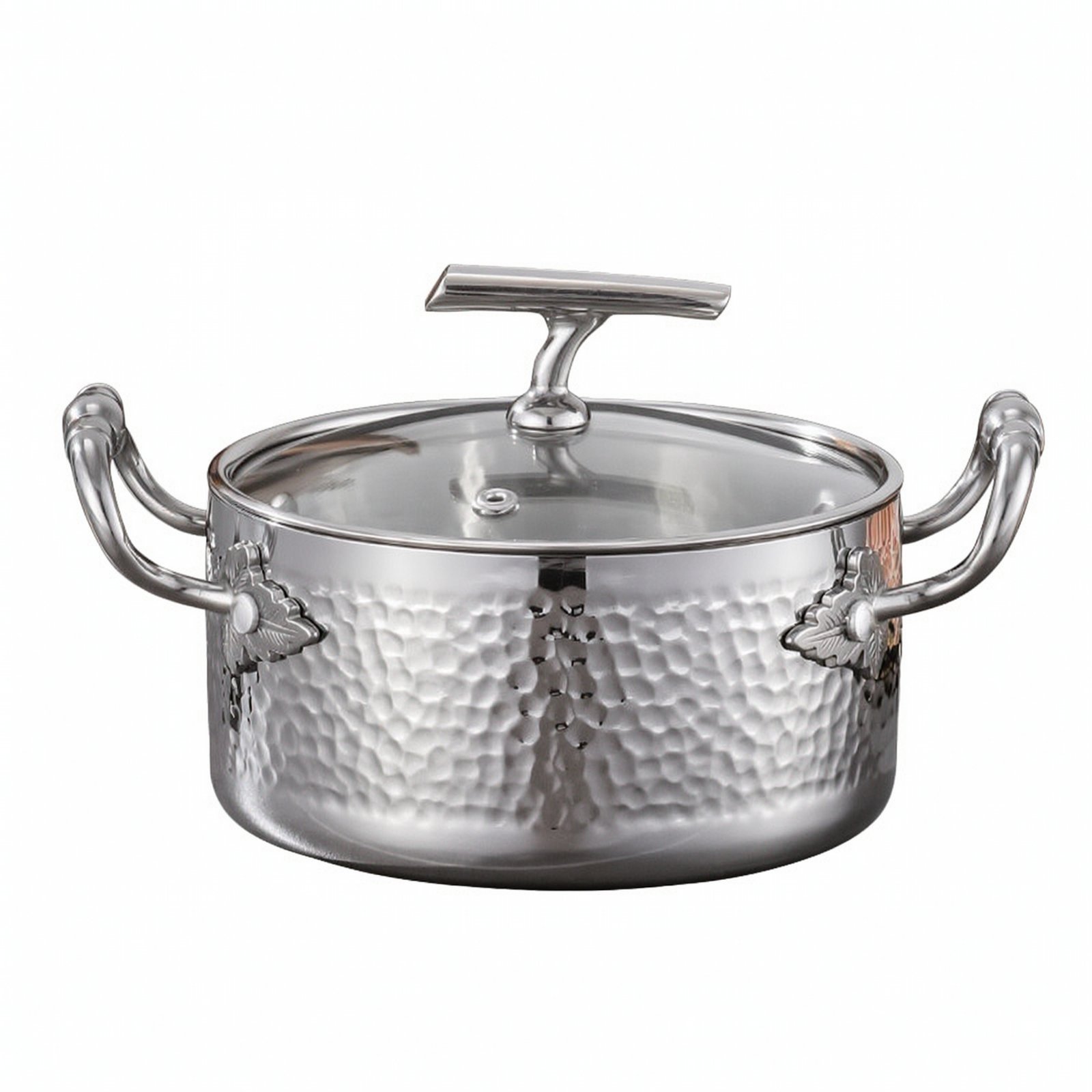Hammered Stainless Steel Hot Pot