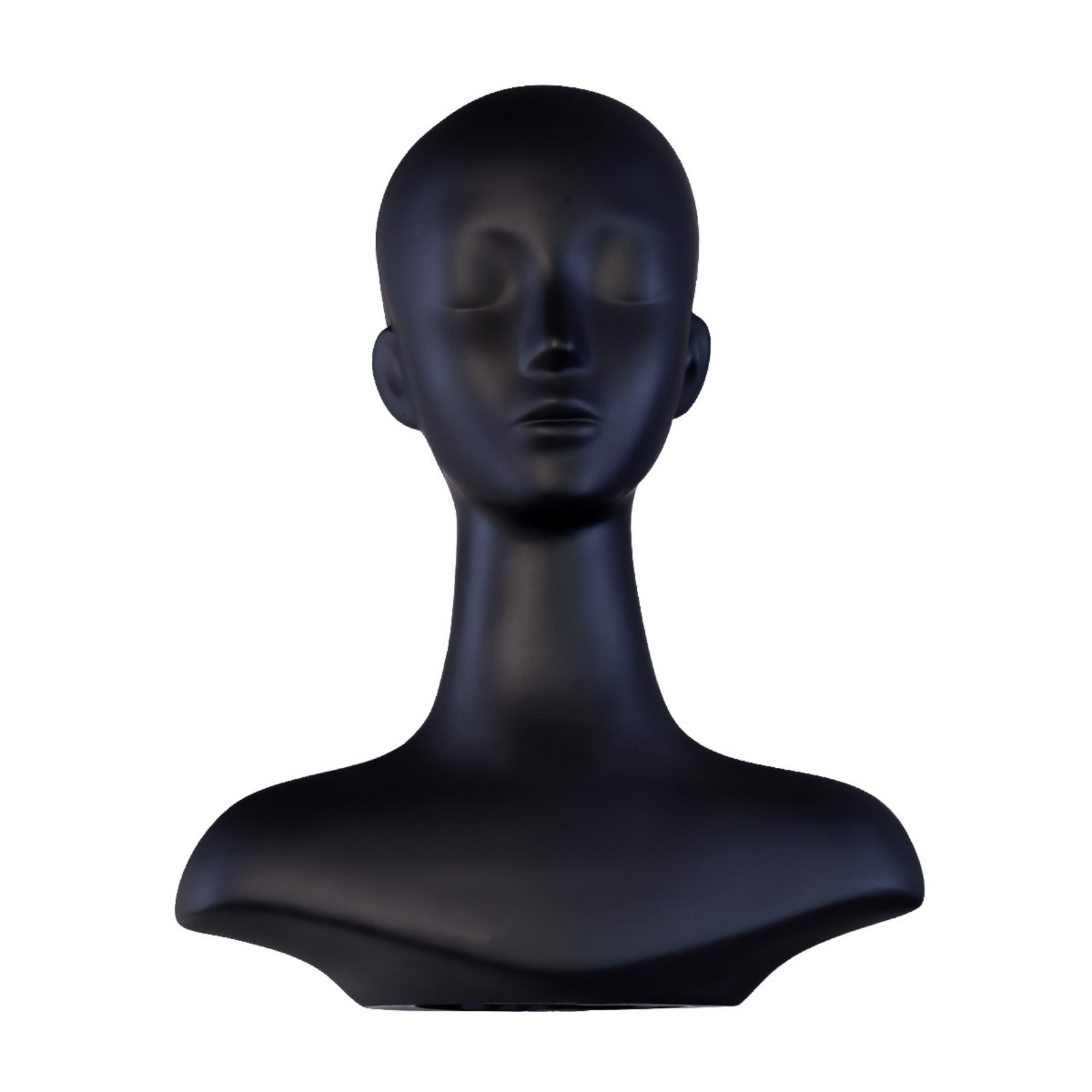 Mannequin Head Bust Long Neck