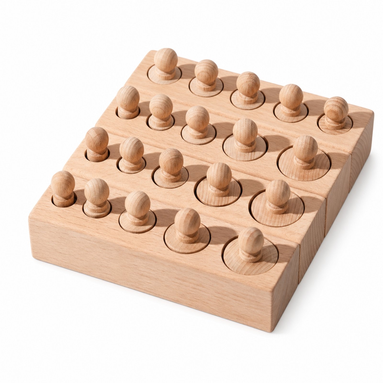 Wooden Peg Shape Sorter