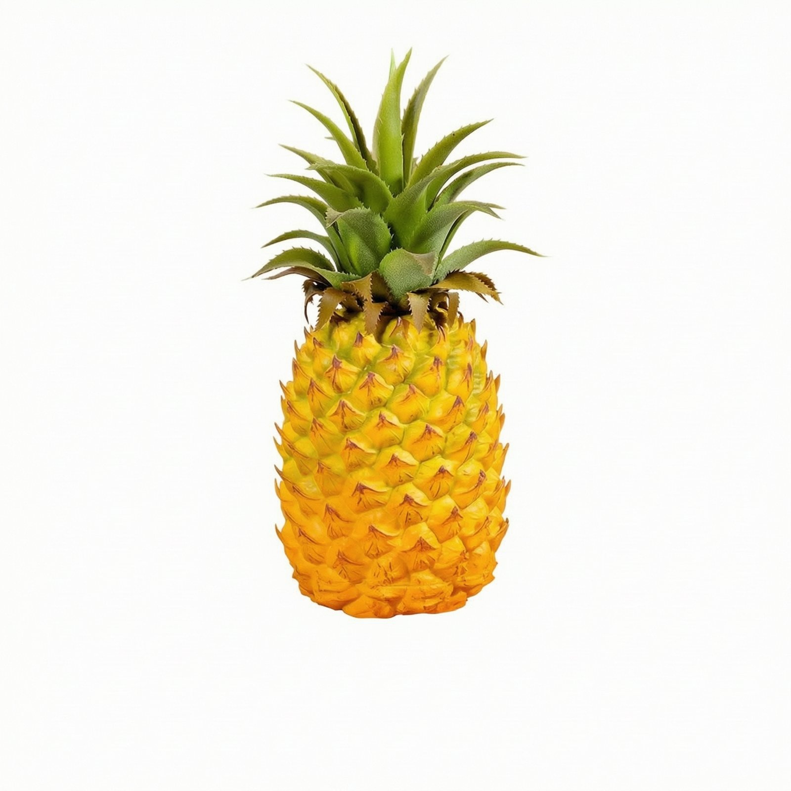 Artificial Pineapple Authentic with Leafy Crown