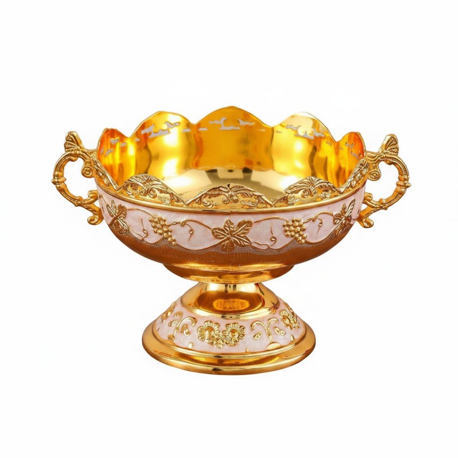 Metal Footed Fruit Bowl