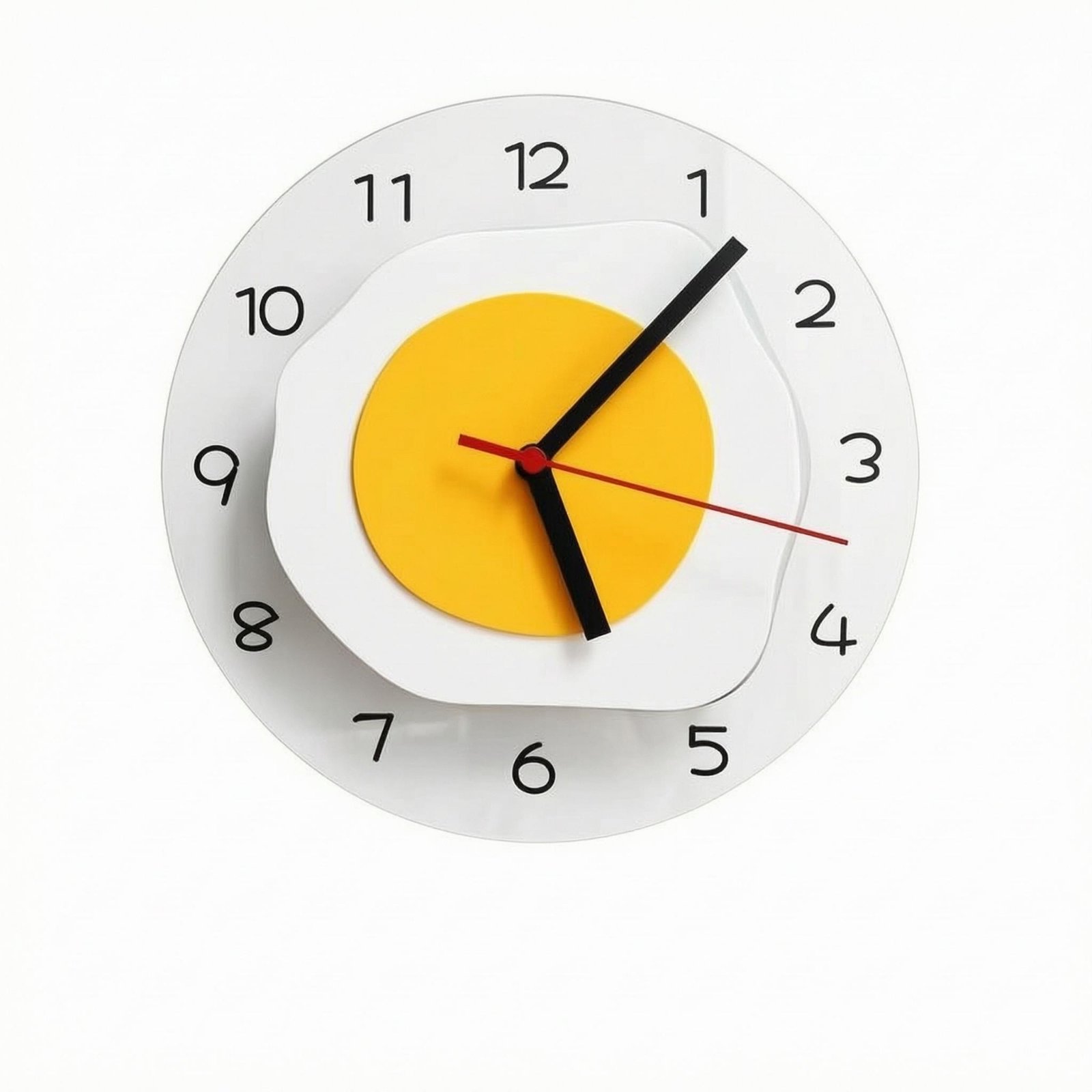 Fried-Egg Wall Clock