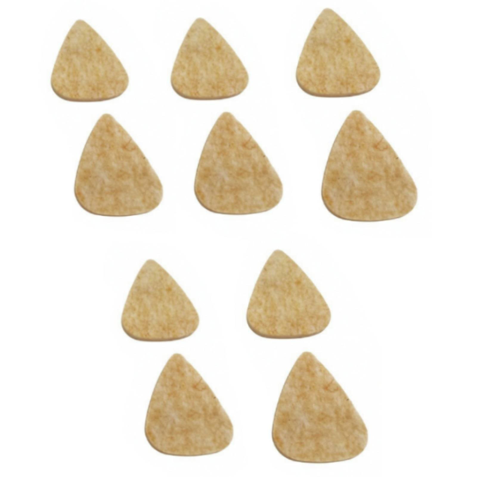 10-Piece Wool Felt Guitar Picks