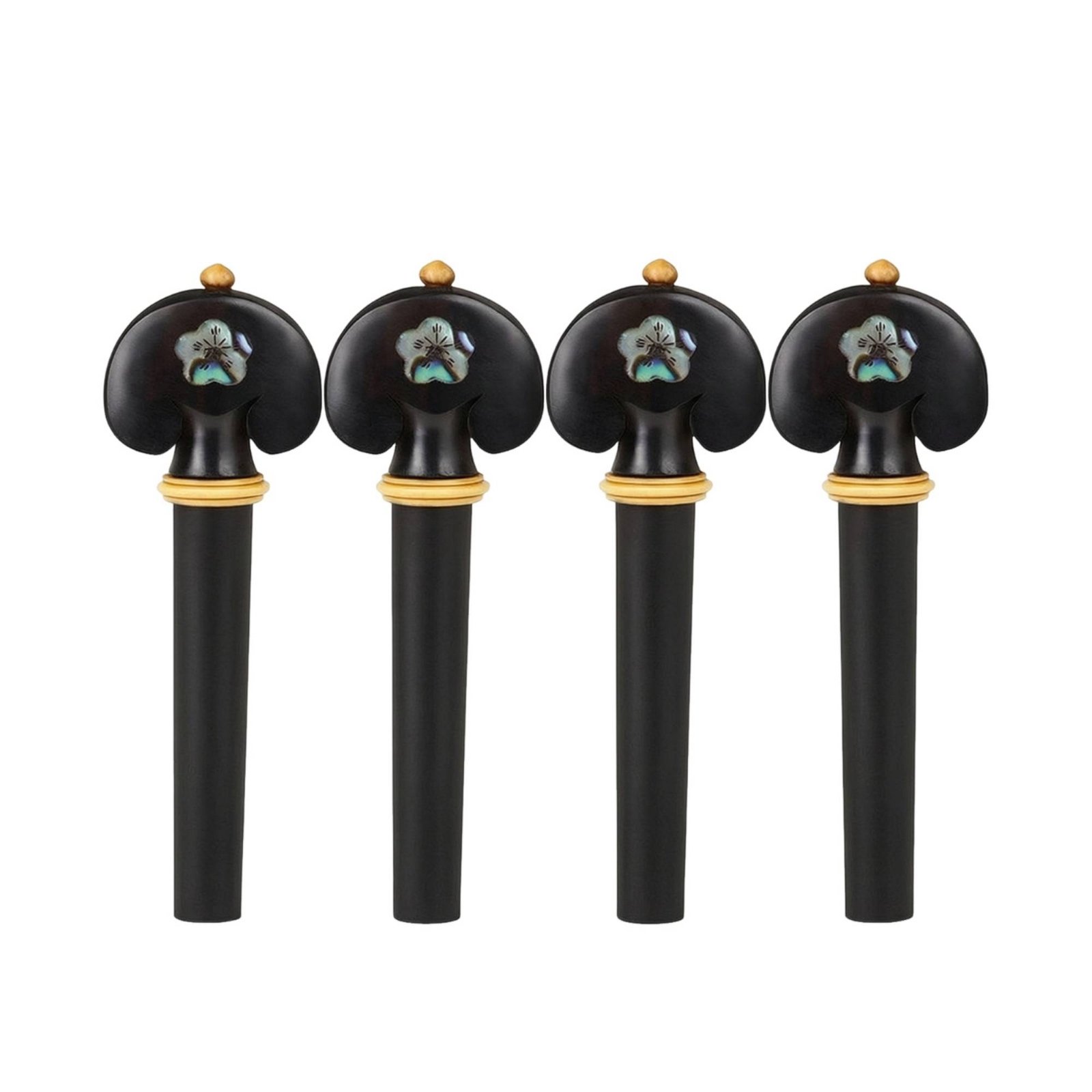 4-Piece Violin Tuning Pegs with Inlay