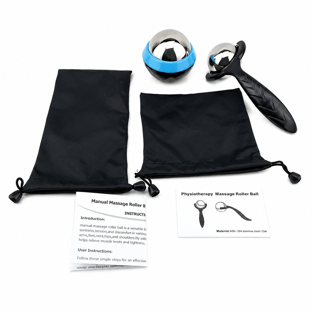 Stainless Steel Fascia Ball Set