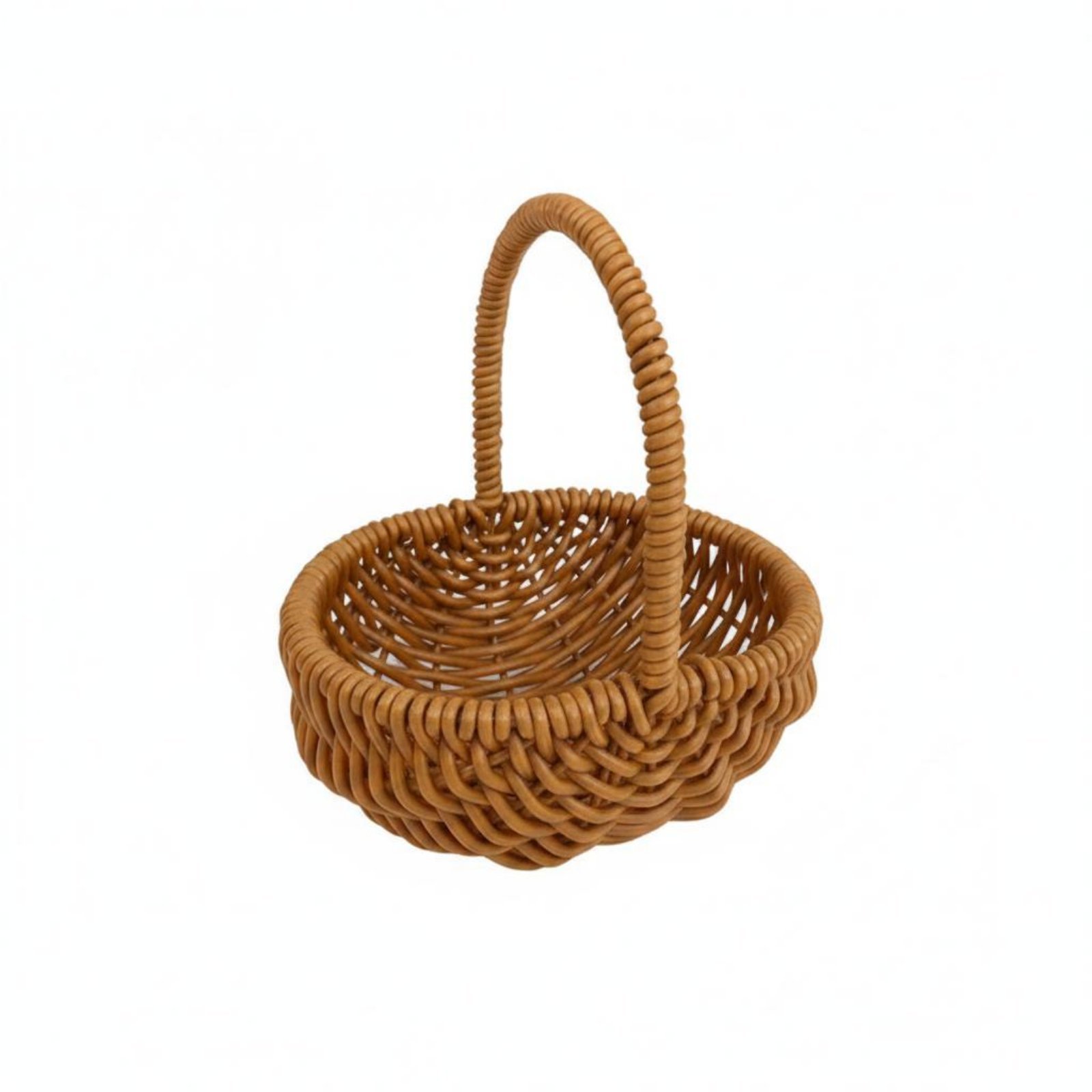 2-Piece Rattan Flower Basket