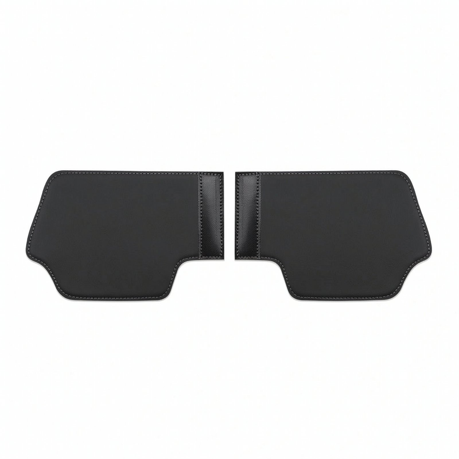 2-Piece Leather-Grain Door Handle Covers