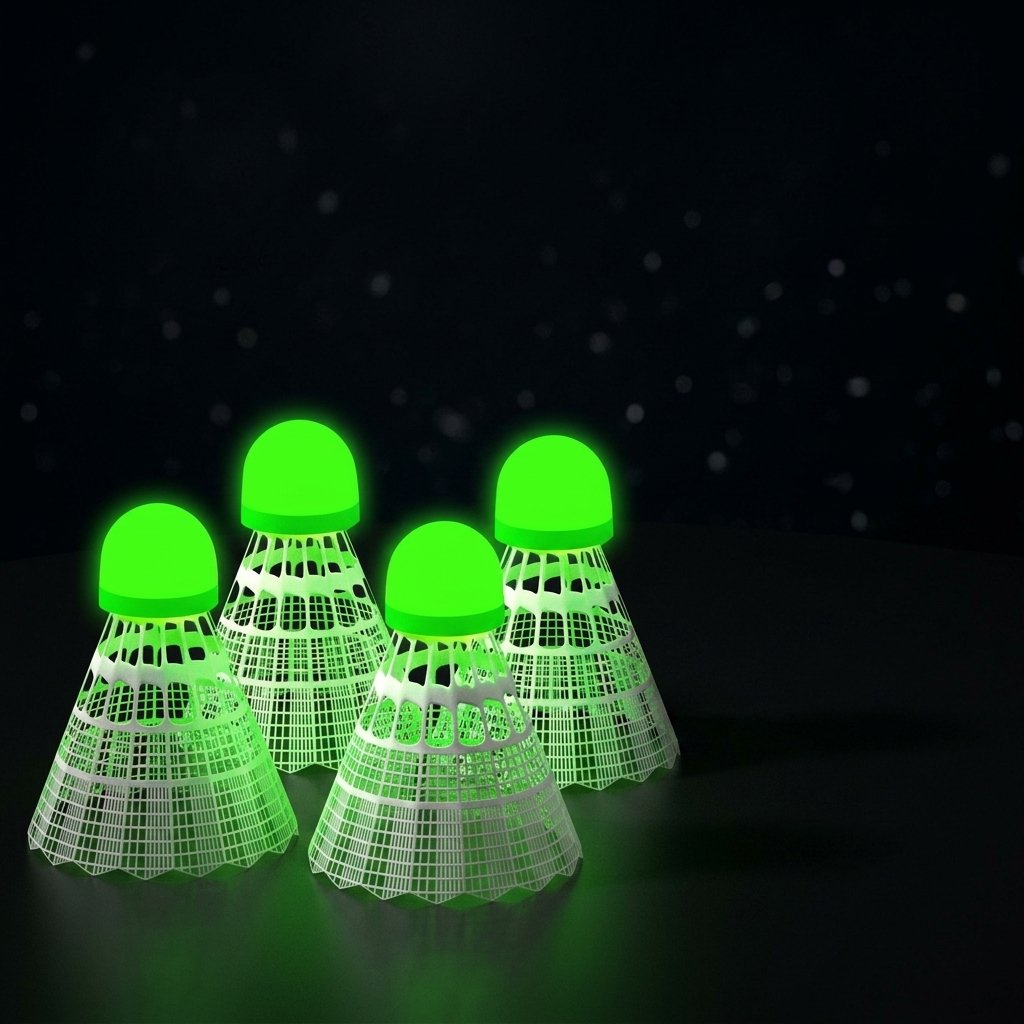 Luminous Badminton Shuttlecocks Set