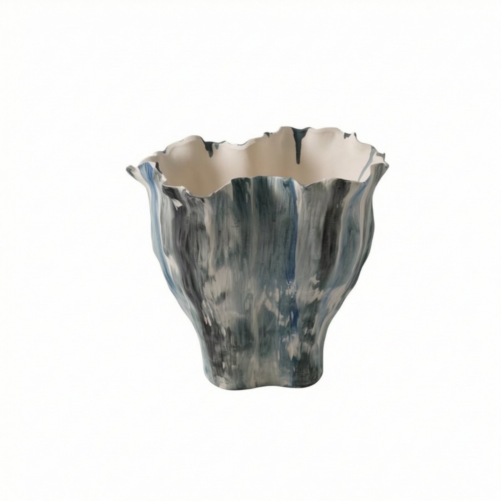 Ceramic Vase Wavy Rims