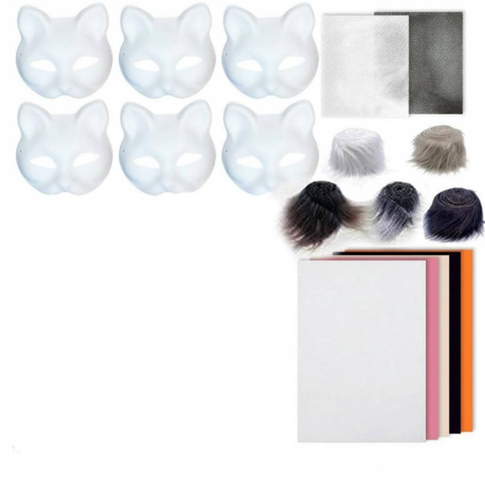 Cat Face Covering Kit Blank