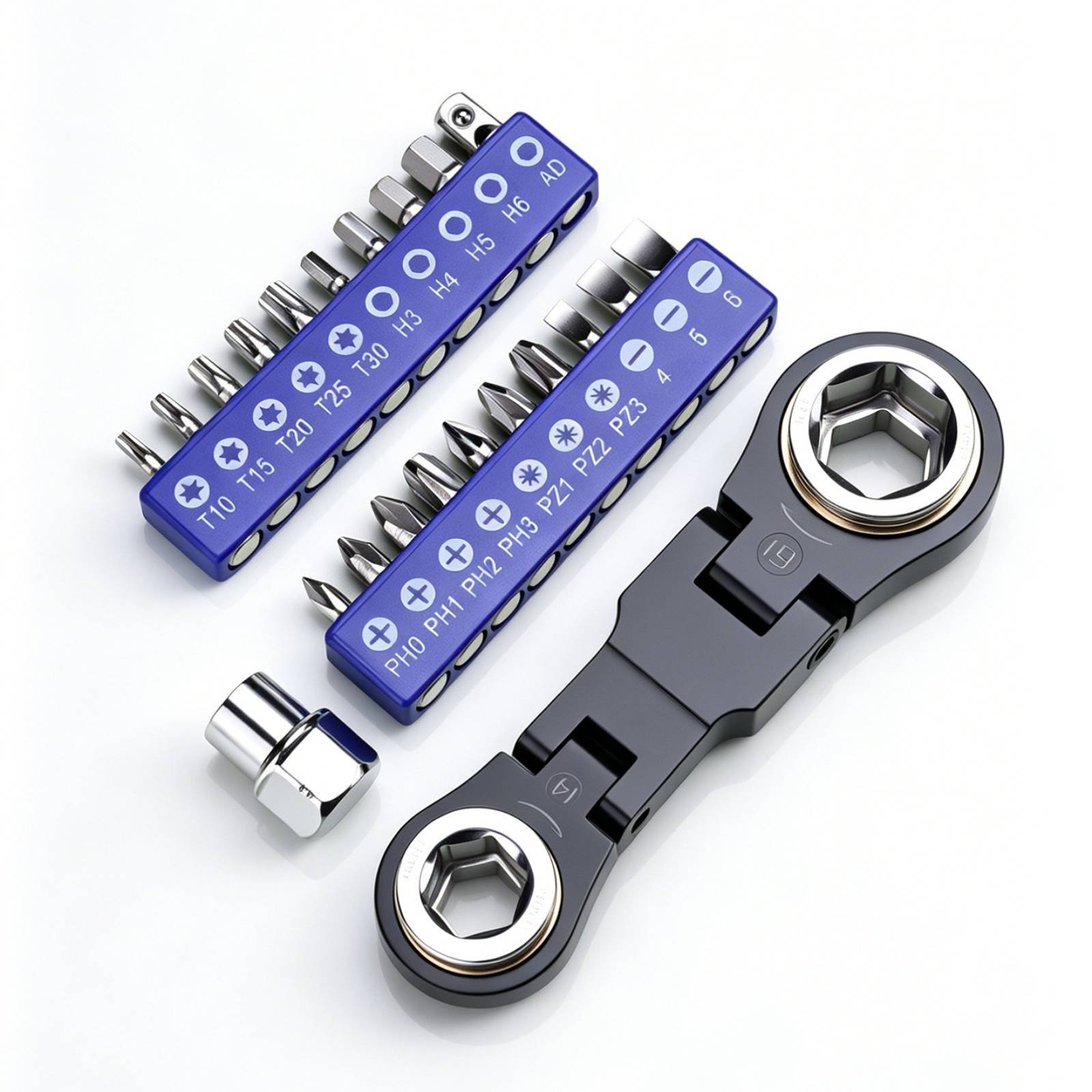 26 in 1 Socket Bit Set 40CrV Steel
