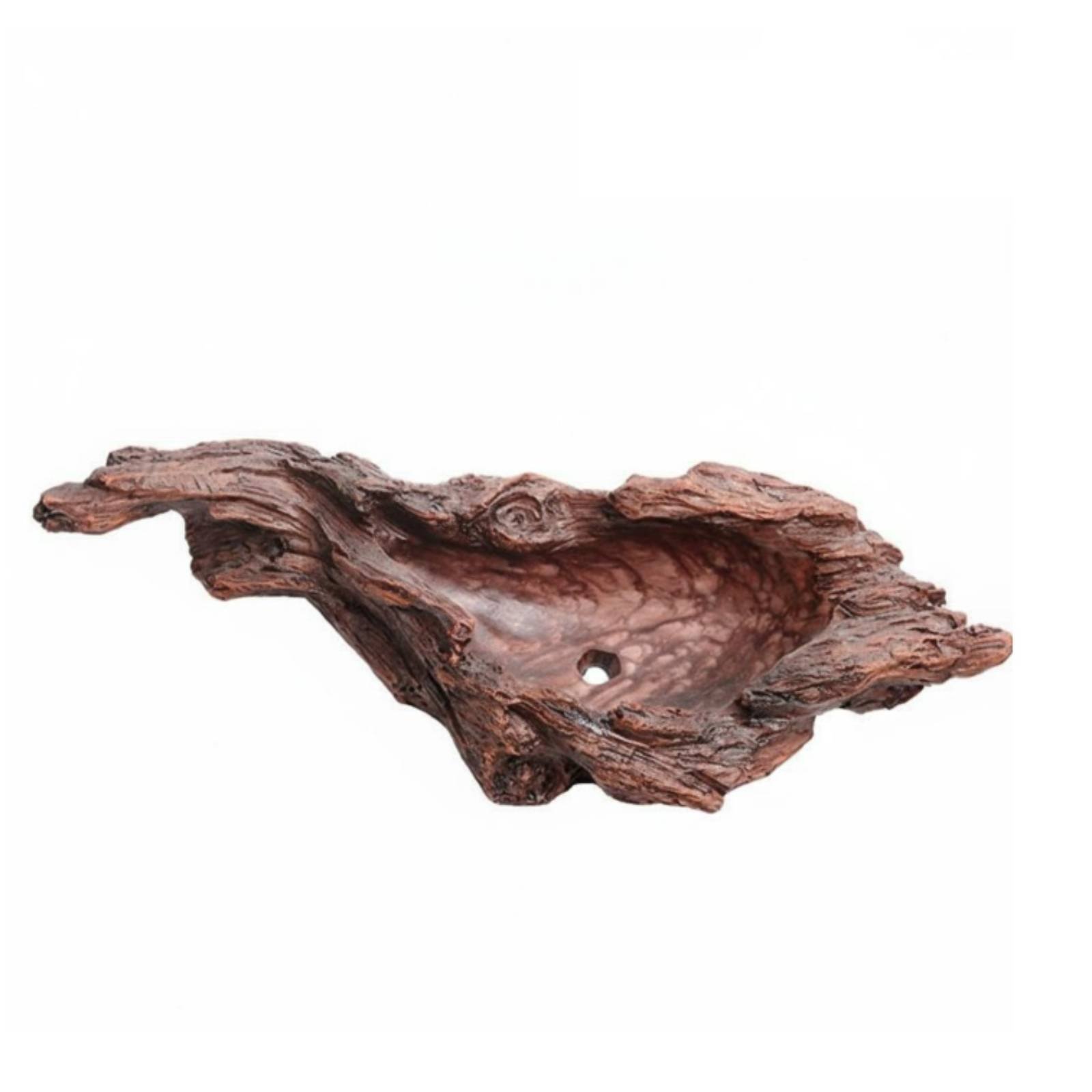 Resin Wooden-Look Planter