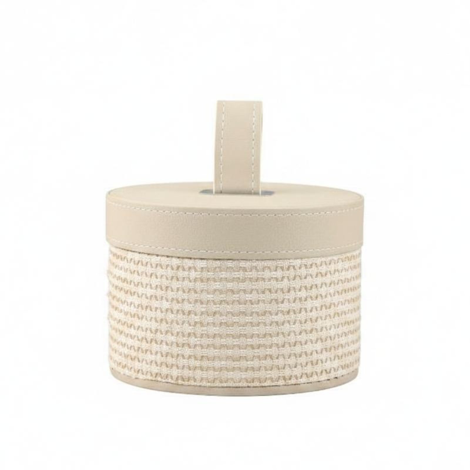 Round Jewelry Box with Lid