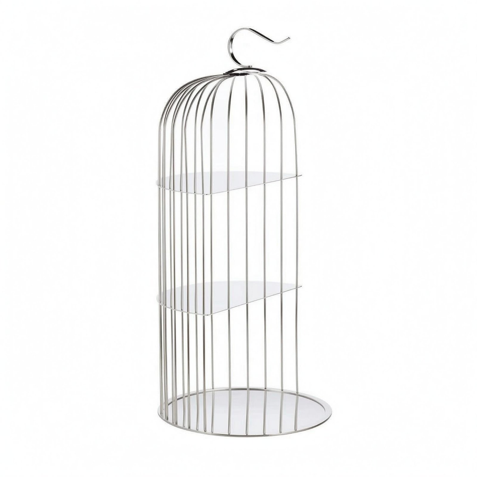 Stainless Steel Three-Tier Pastry Stand