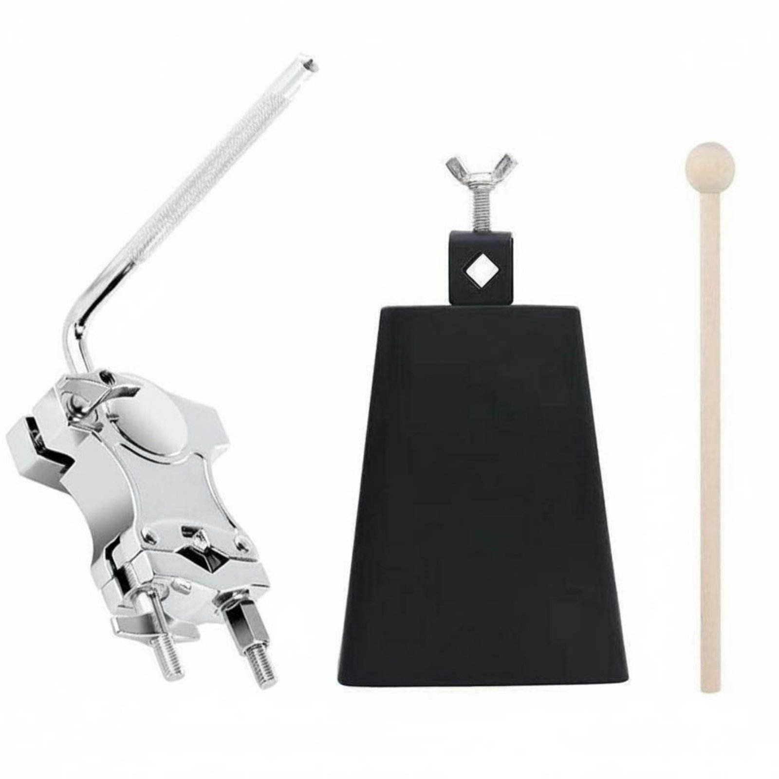 Metal Cowbell Mount Set