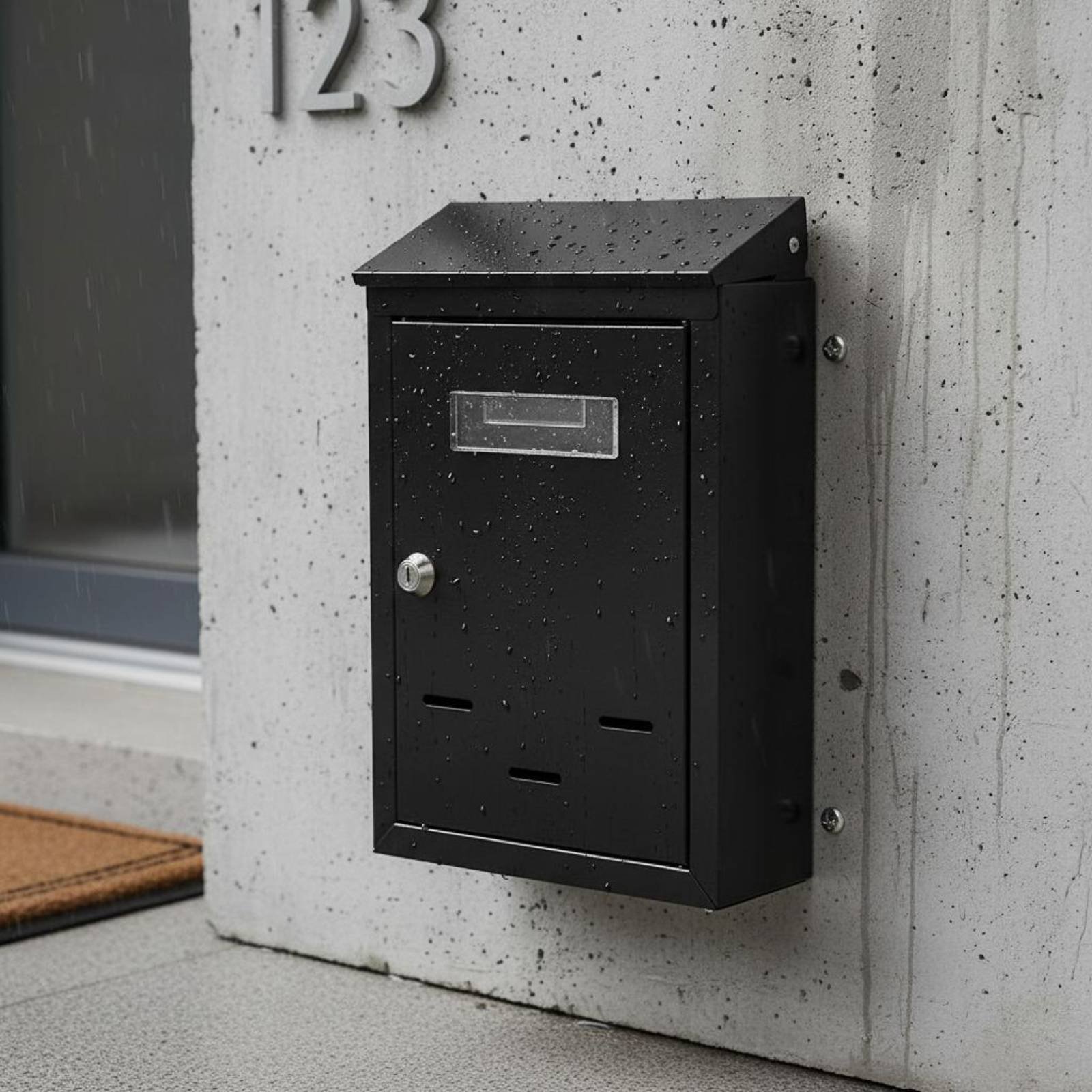 Wall-Mounted Mailbox Key Lock