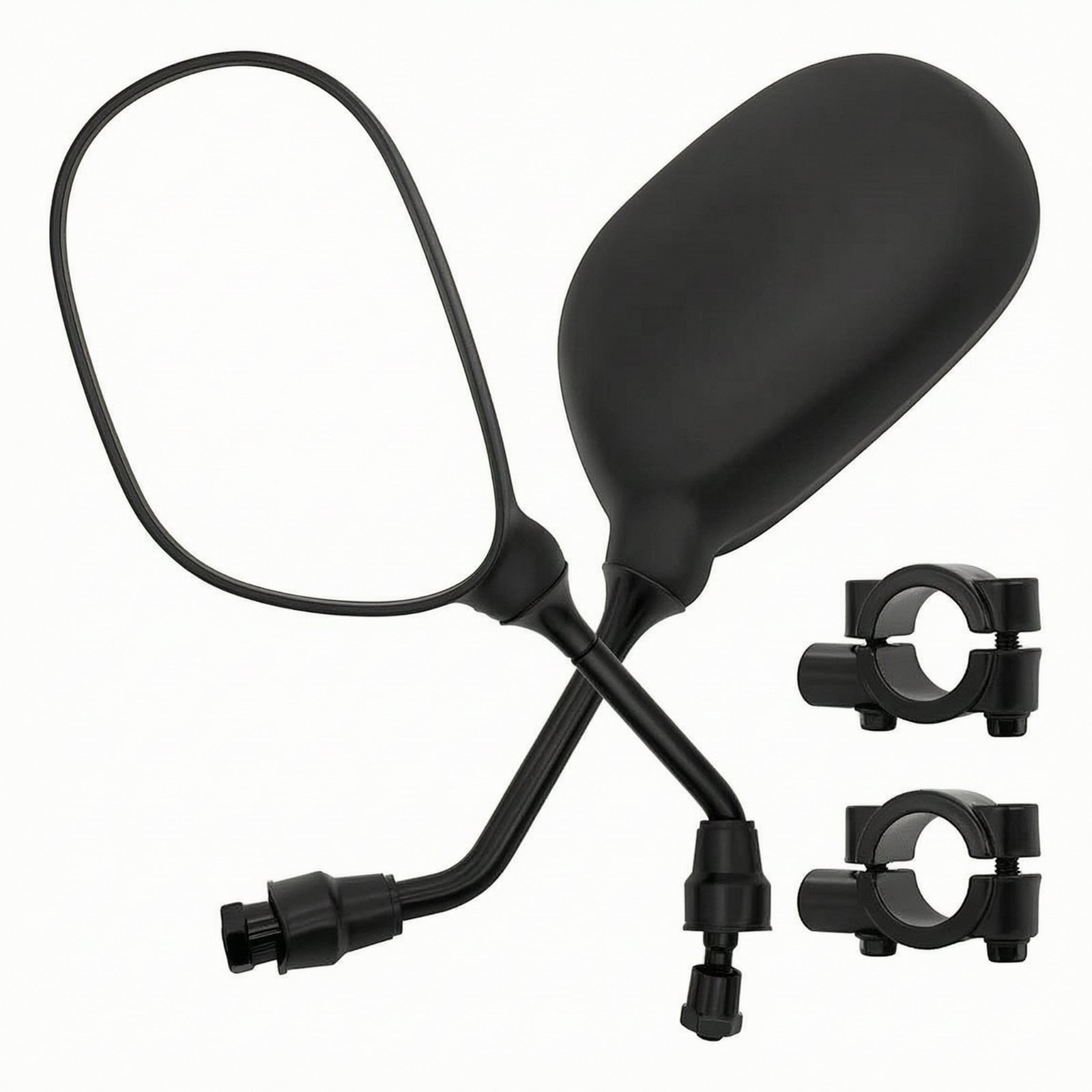 Trail Rearward View Mirror Assembly 8mm 10mm