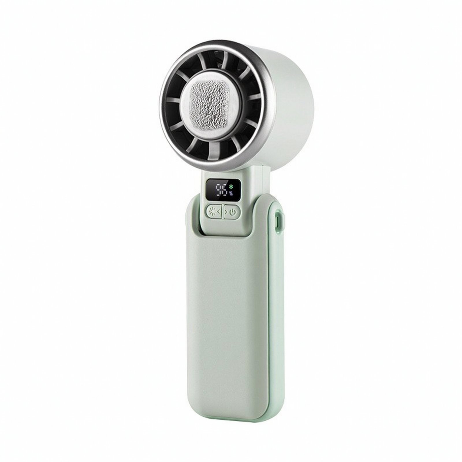 Handheld Folding Fan – Green