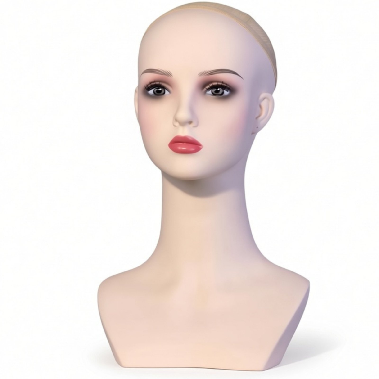 Mannequin Head with Shoulders – Short Realistic