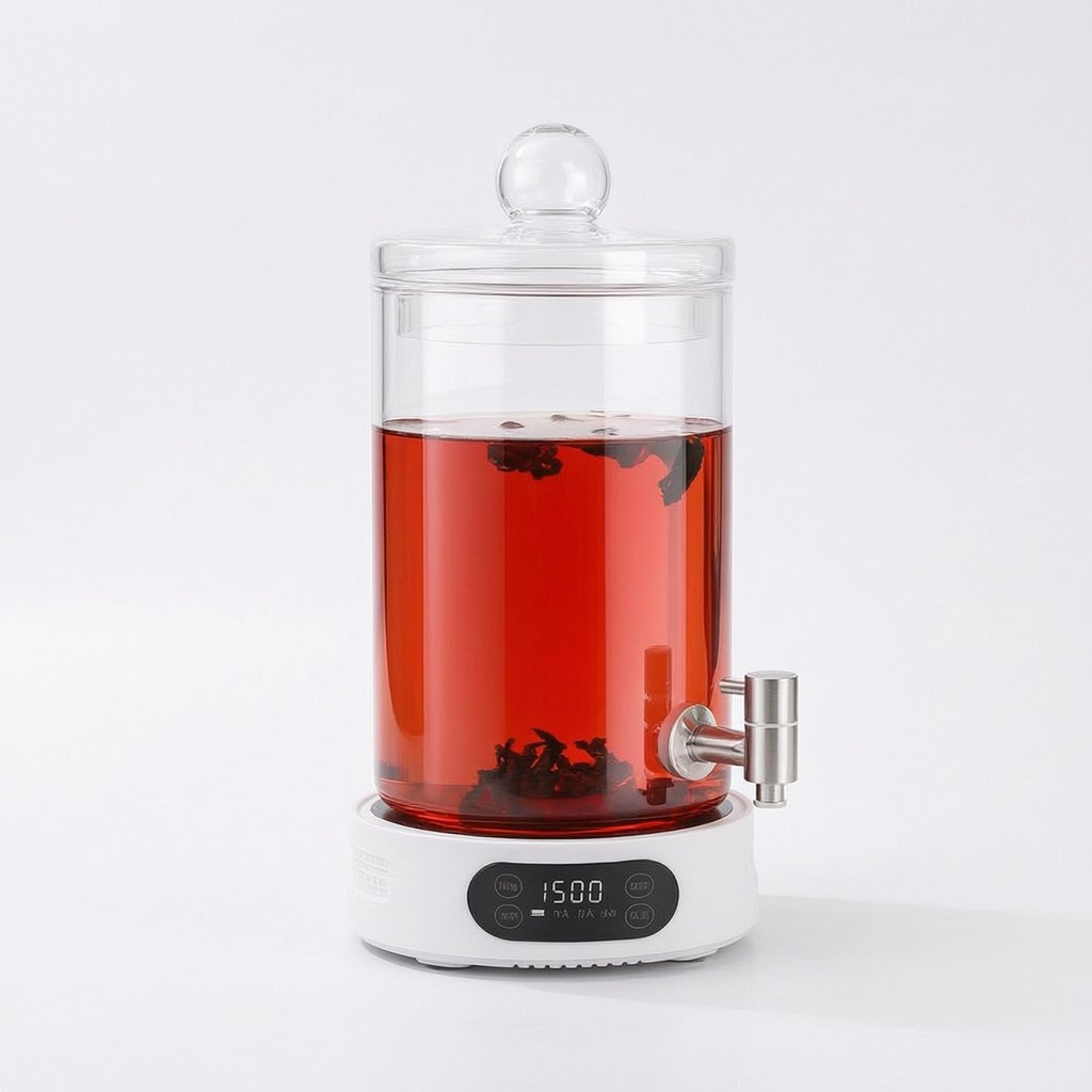 Glass Water Dispenser with Faucet