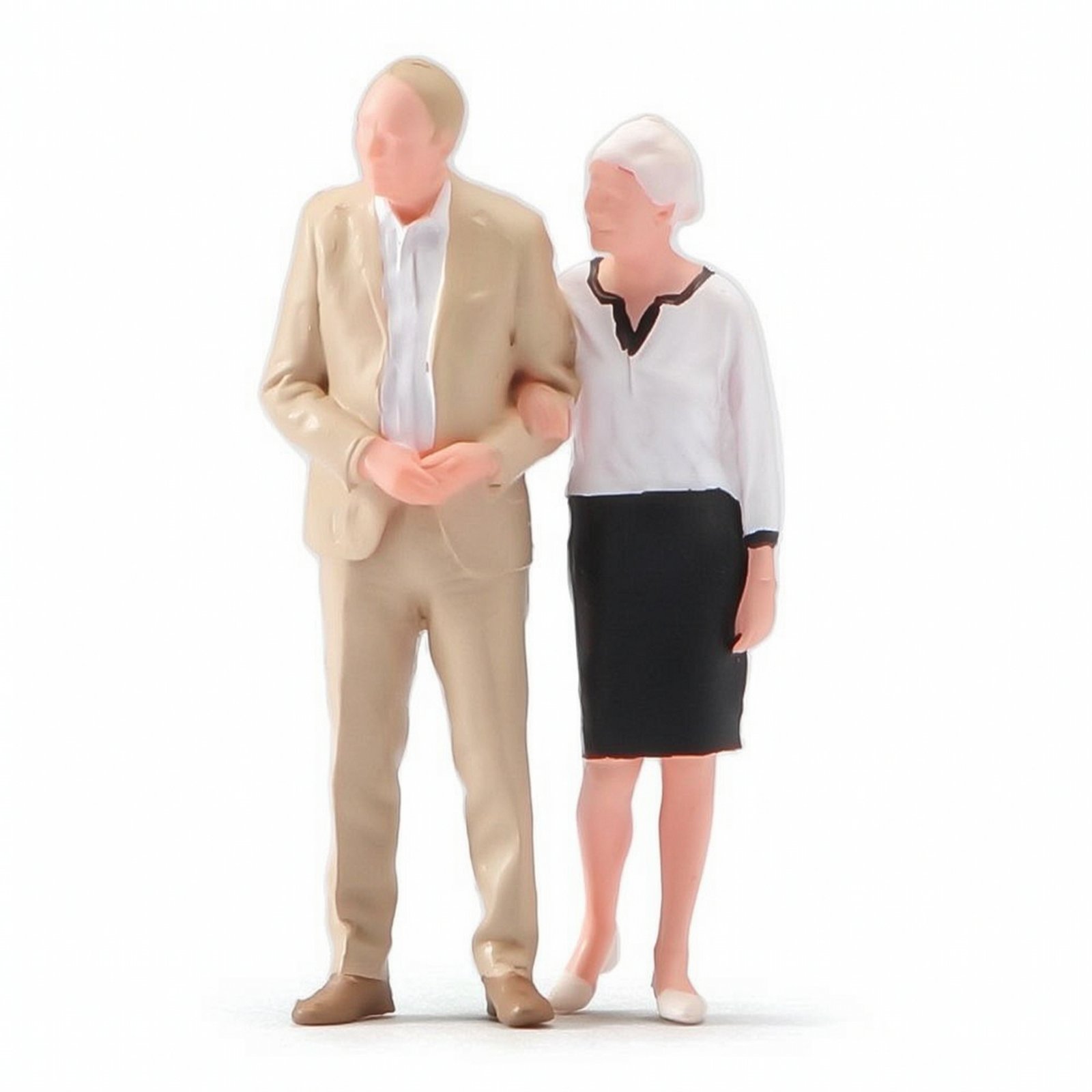 2-Piece 1/64 Scale Elderly Couple Figurines
