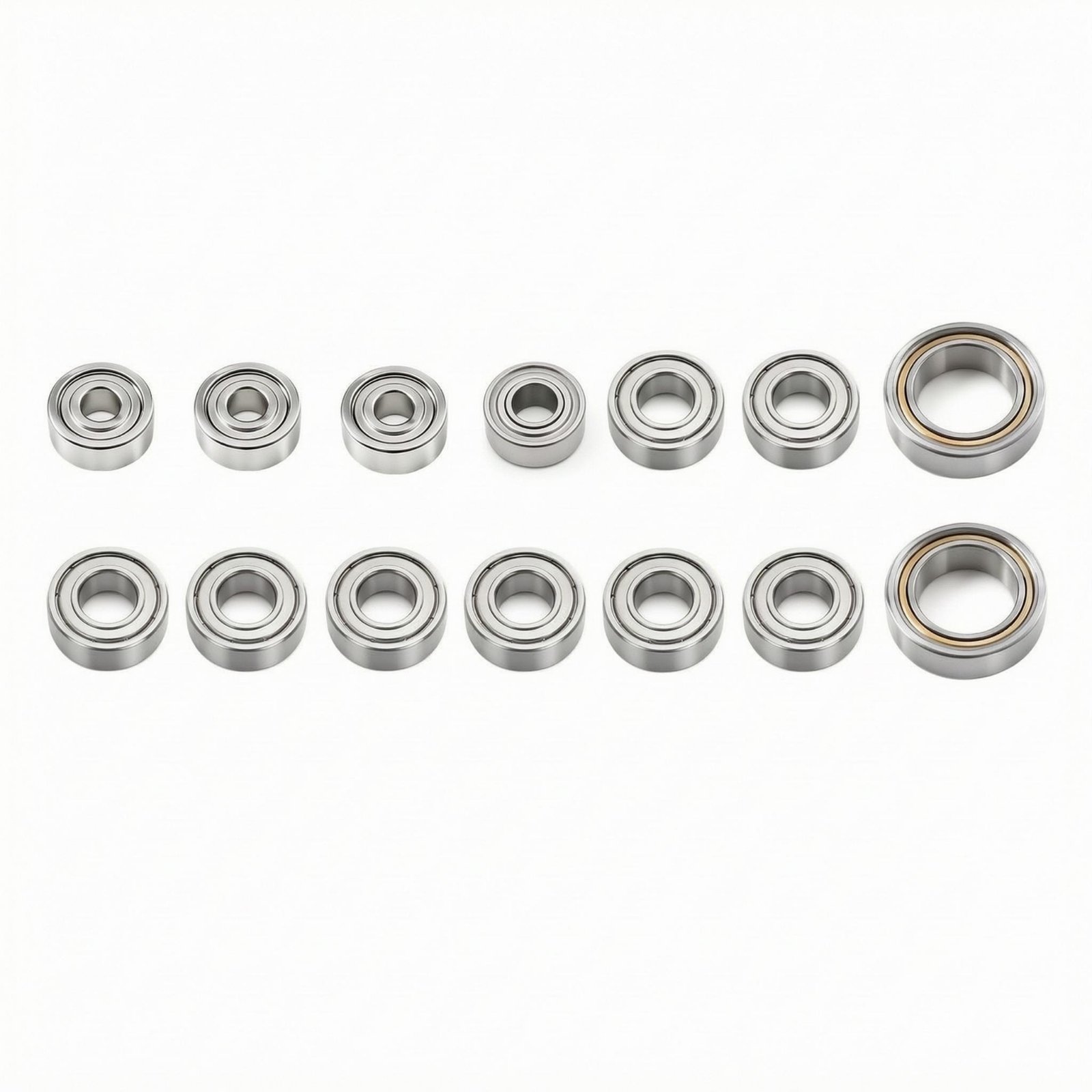 14-Piece RC Car Bearing Set