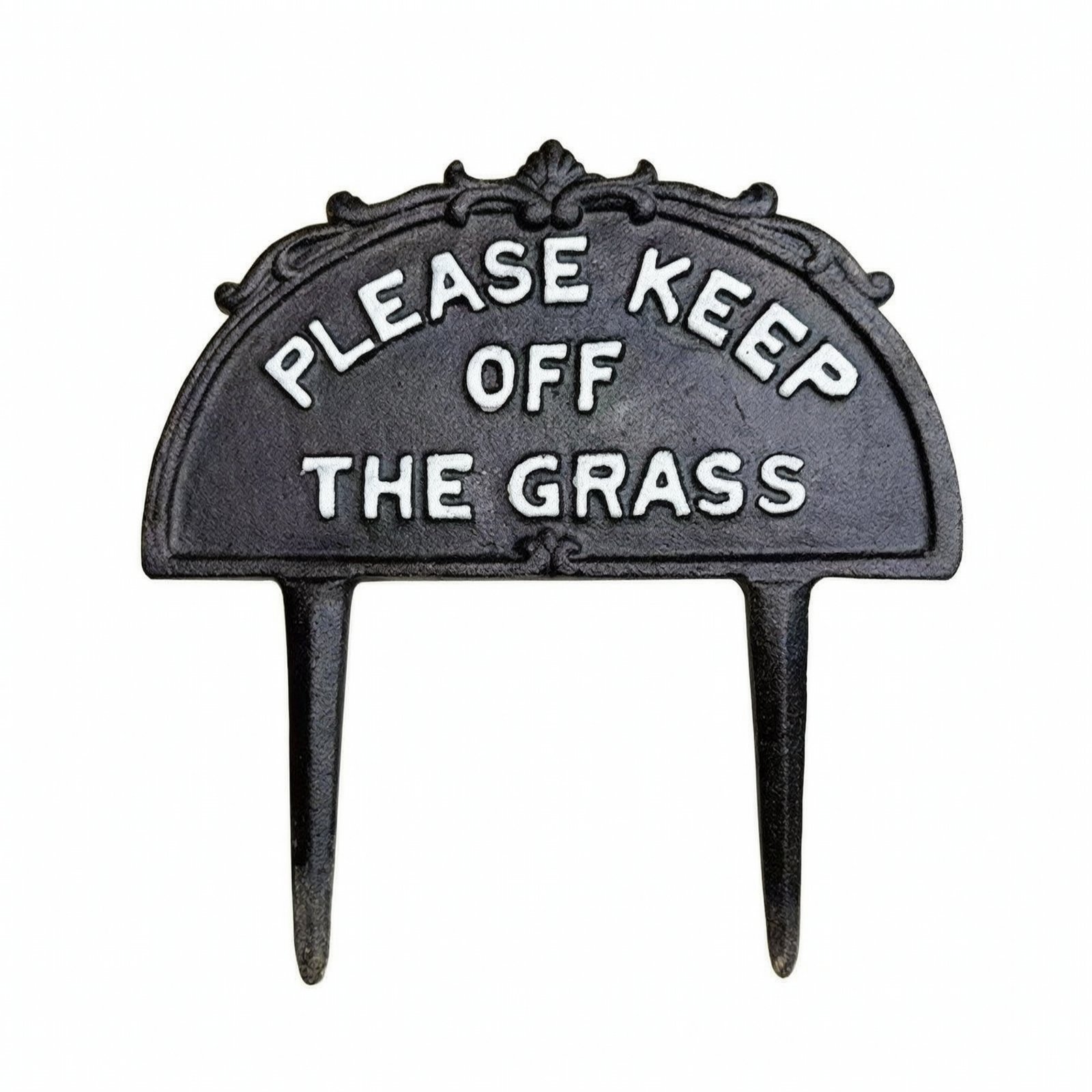 Garden Sign with Bird Figures