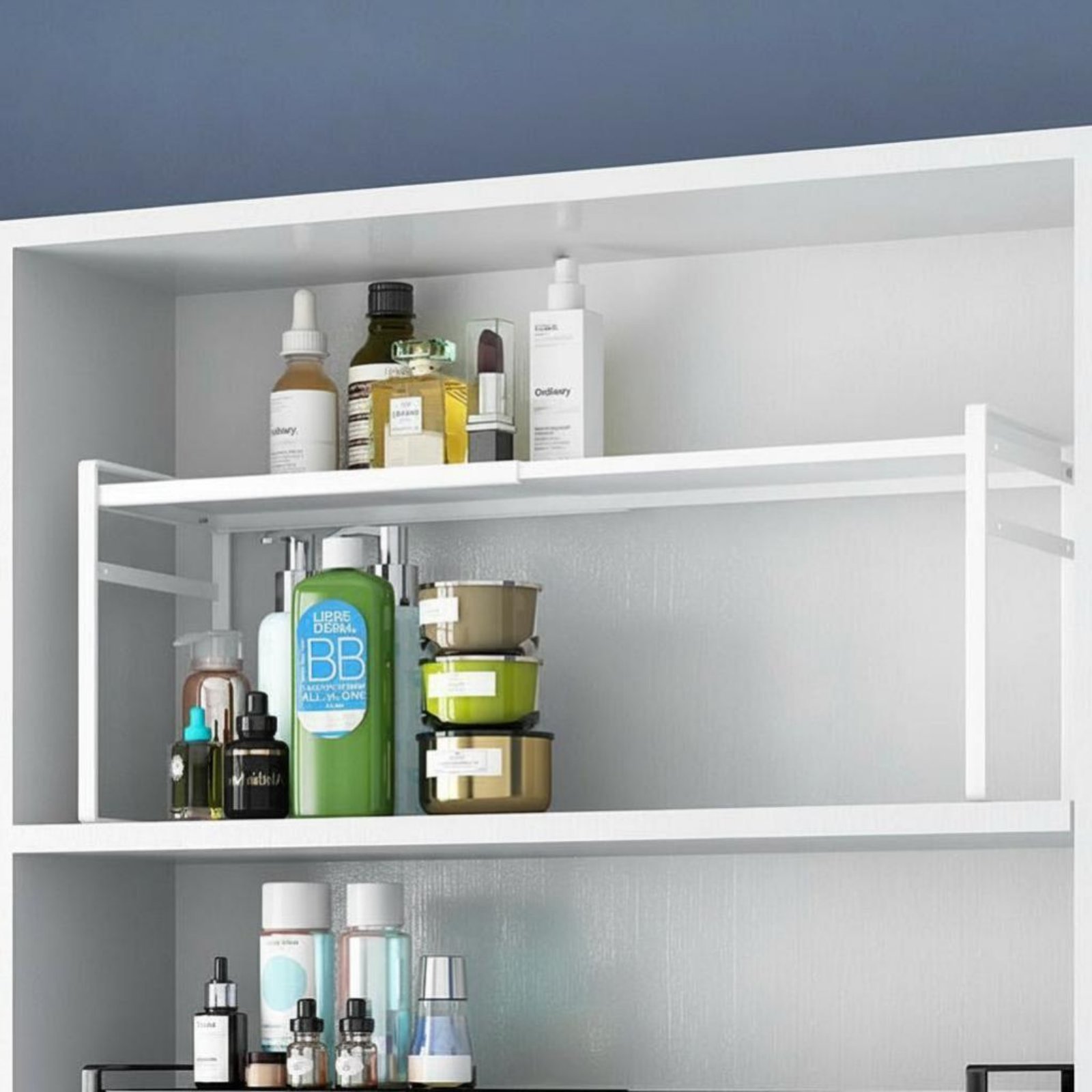 Under-Cabinet Tiered Shelf
