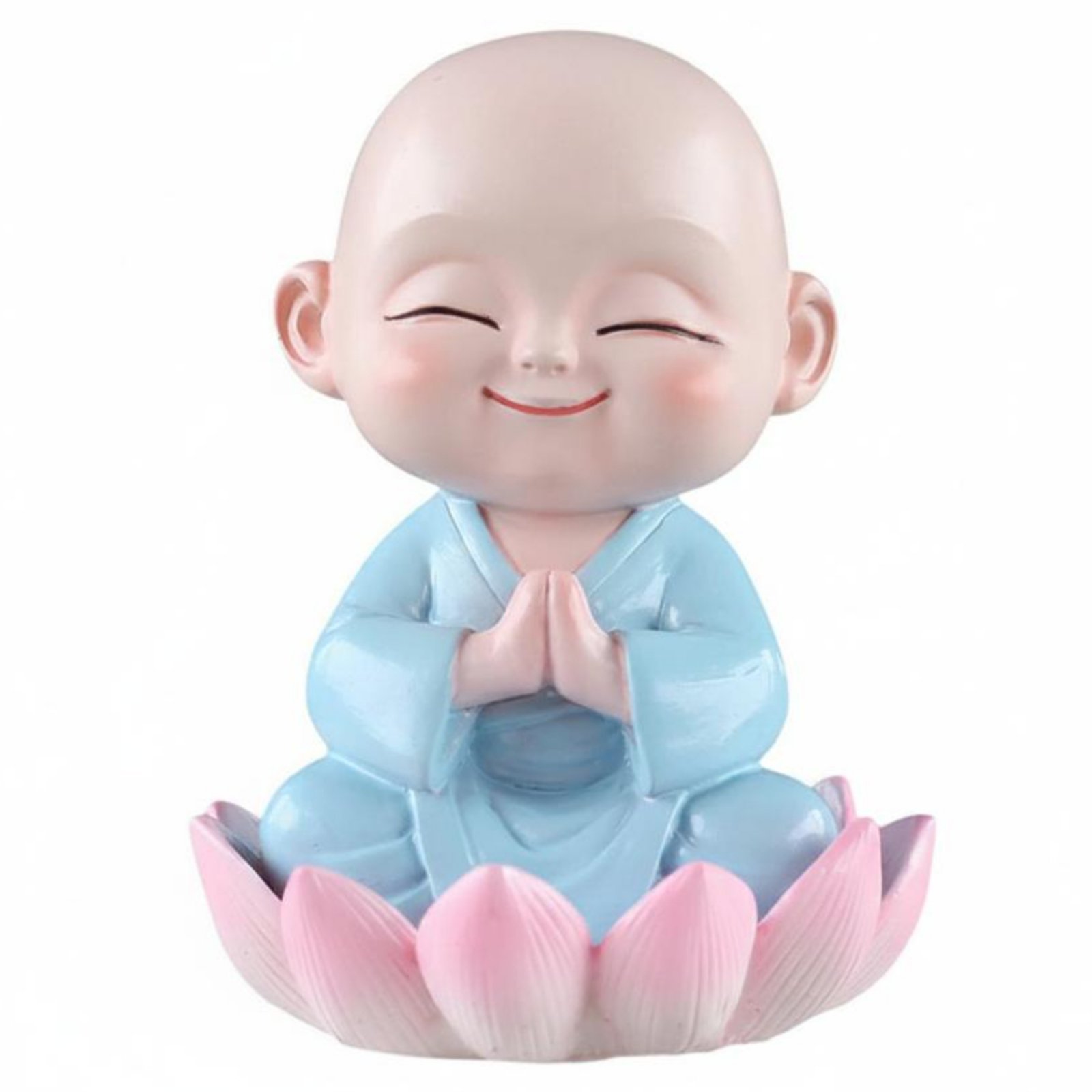 Meditating Monk Figurine