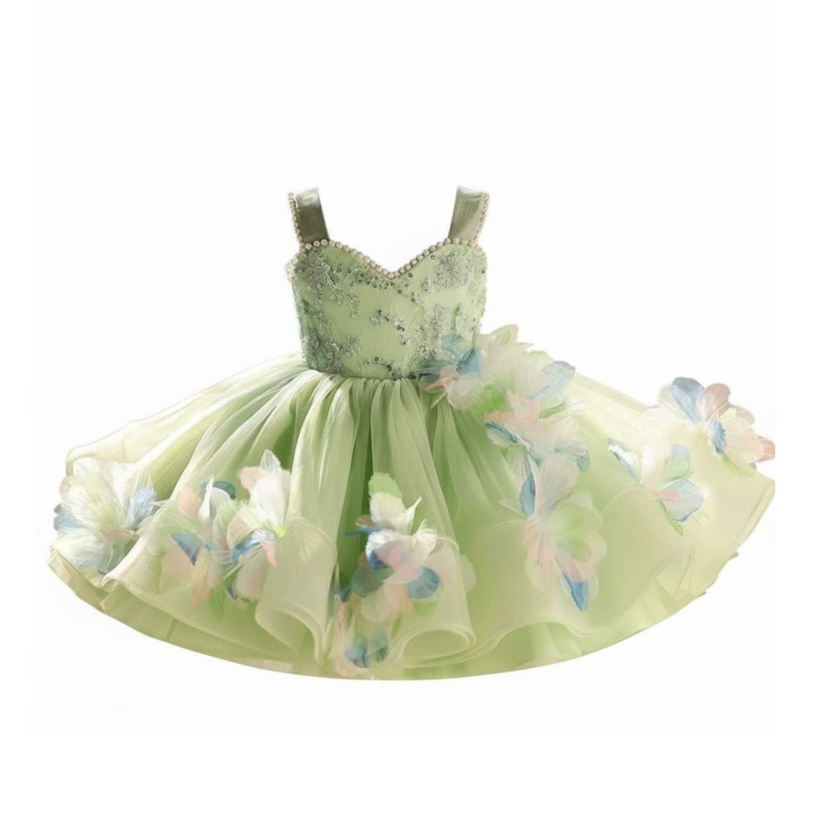 Girl Dress with Train
