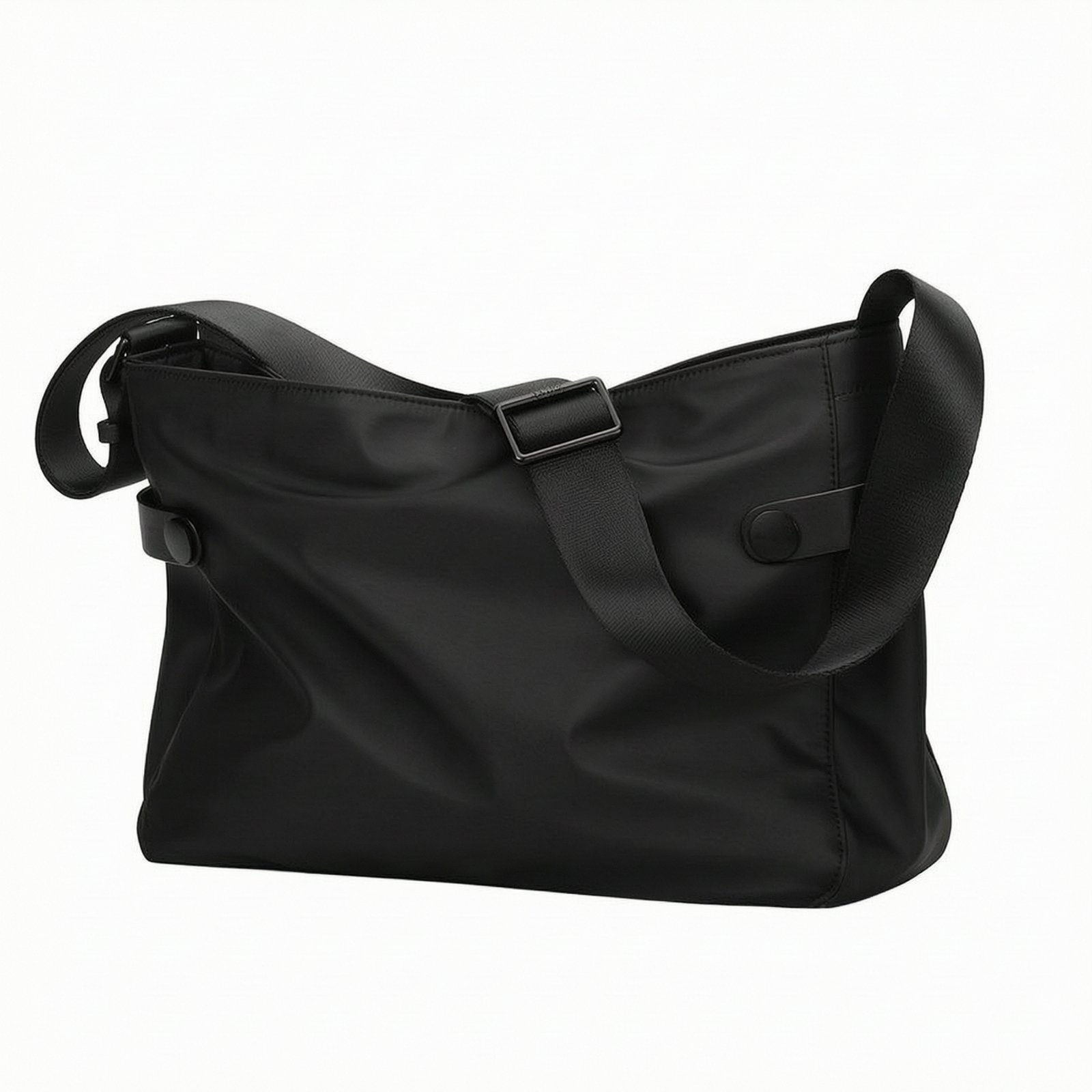 Nylon Shoulder Bag with Adjustable Strap